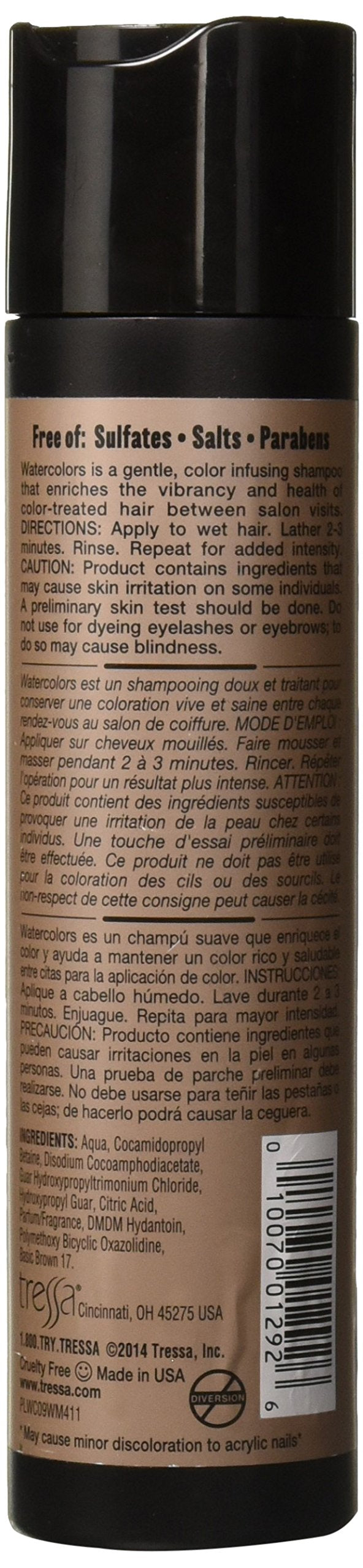 Tressa Watercolors Maintenance Shampoo - Use On Strawberry Blonde Hair - Vibrant And Healthy Strands - Safe For All Hair Types -