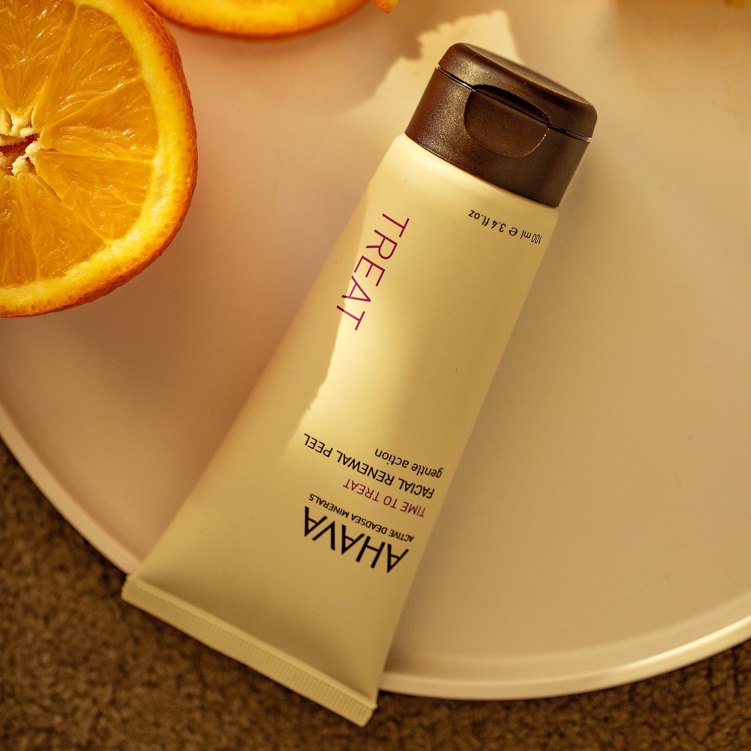 Ahava Time To Treat Facial Renewal Peel - Gel Peel For Immediate Radiance & Even Tone, Enhances Renewal, Smoothes Skin Surface,
