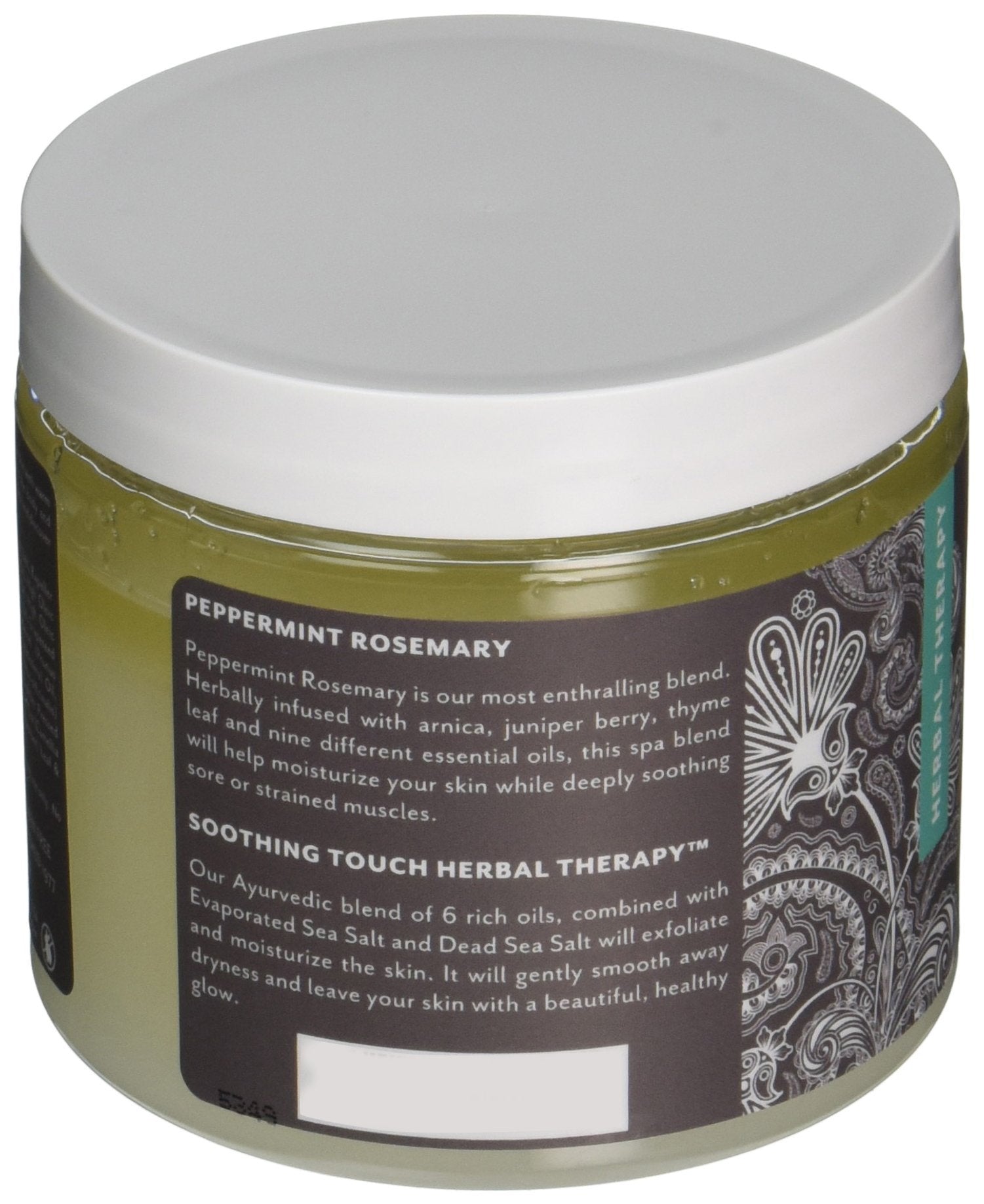 Soothing Touch Herbal Salt Scrub, Peppermint Rosemary - 20 Oz