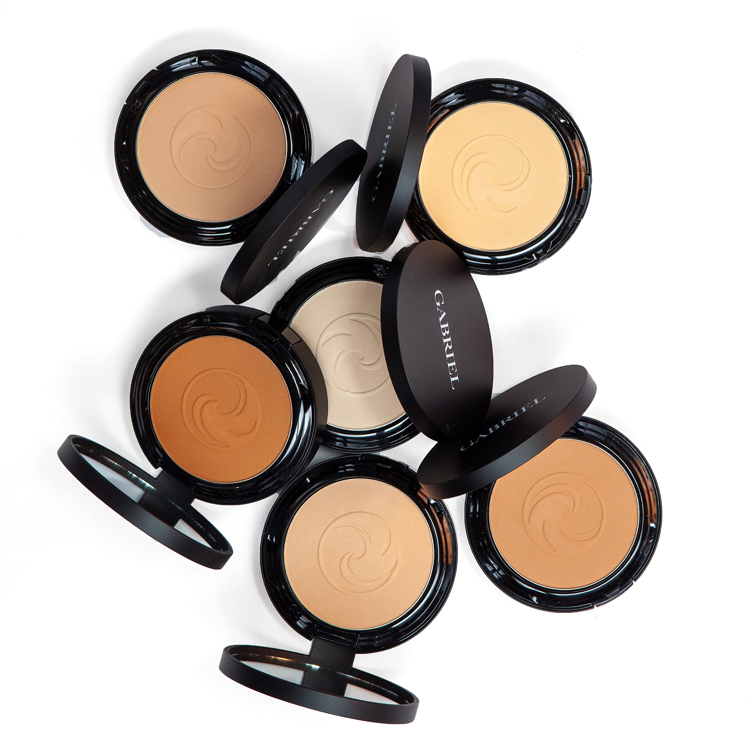 Gabriel Cosmetics - Cruelty-Free, Vegan, Gluten-Free, Non-Gmo Pressed Mineral Foundation, Light Beige, 12G