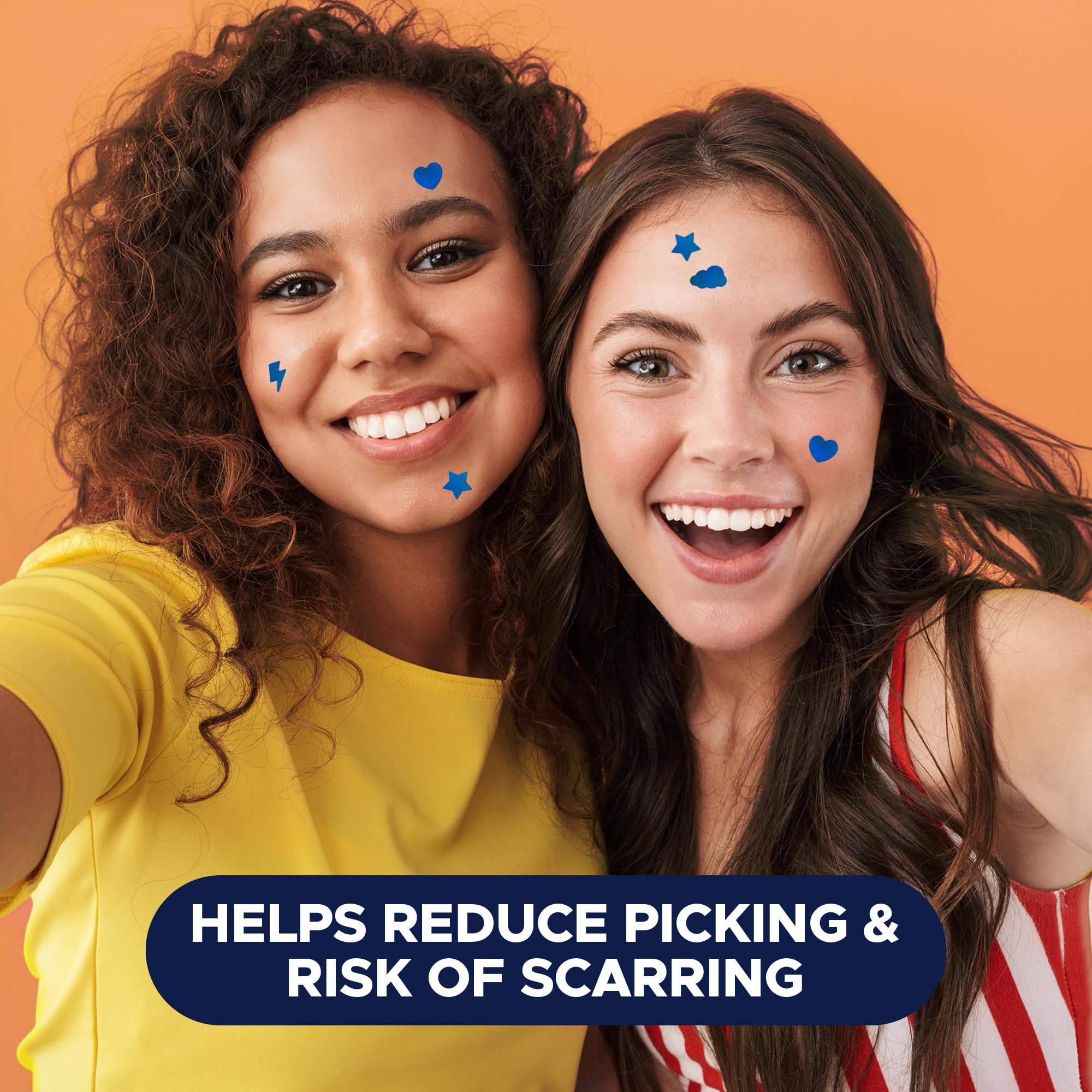 Sos Saver Of Skin Fun Shape Blemish Patches - Fast Acting Hydrocolloid For Pimples, Zits, Acne, And Face Blemishes - Latex-Free