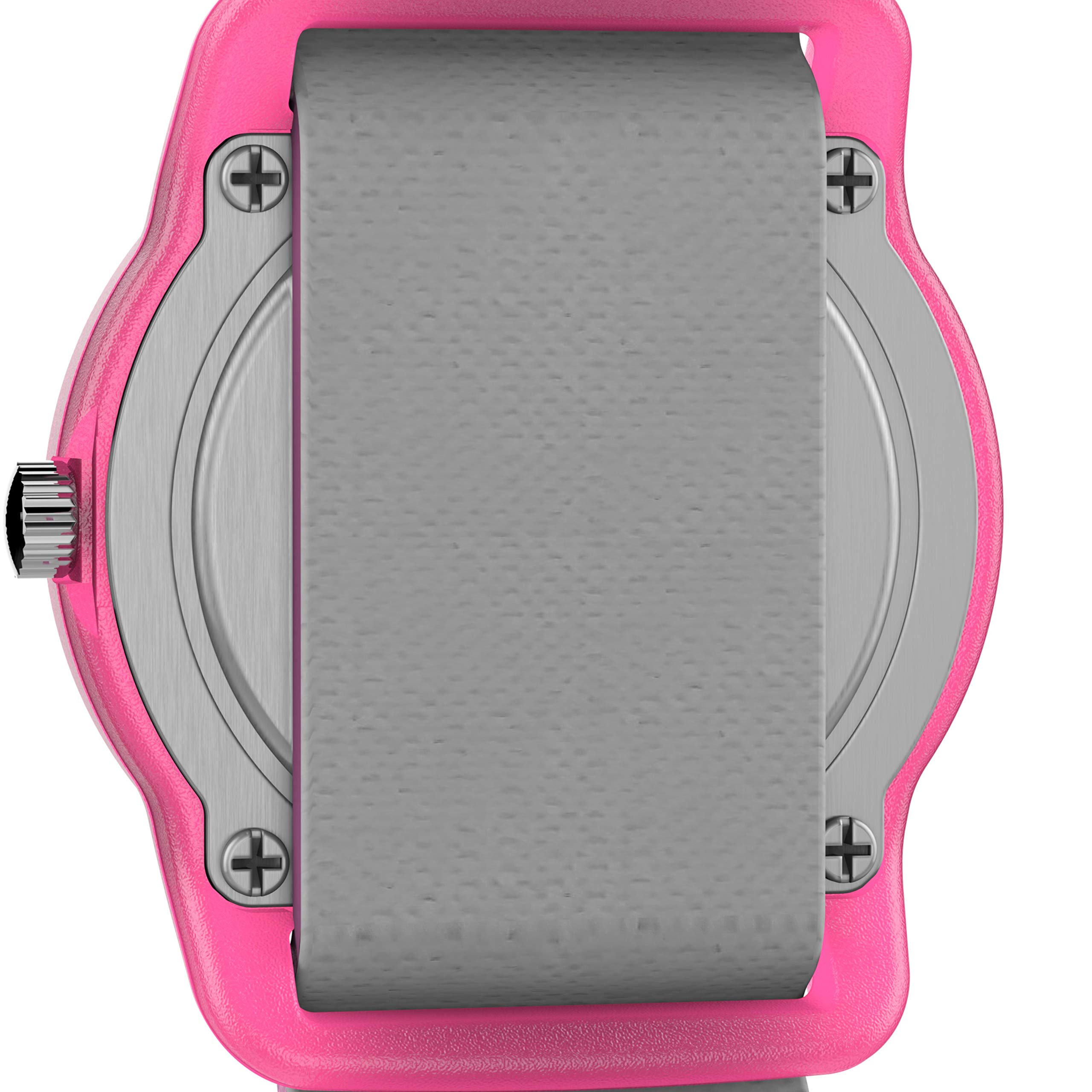 Timex Girls TW7C77100 Time Machines Pink/Pandas Elastic Fabric Strap Watch