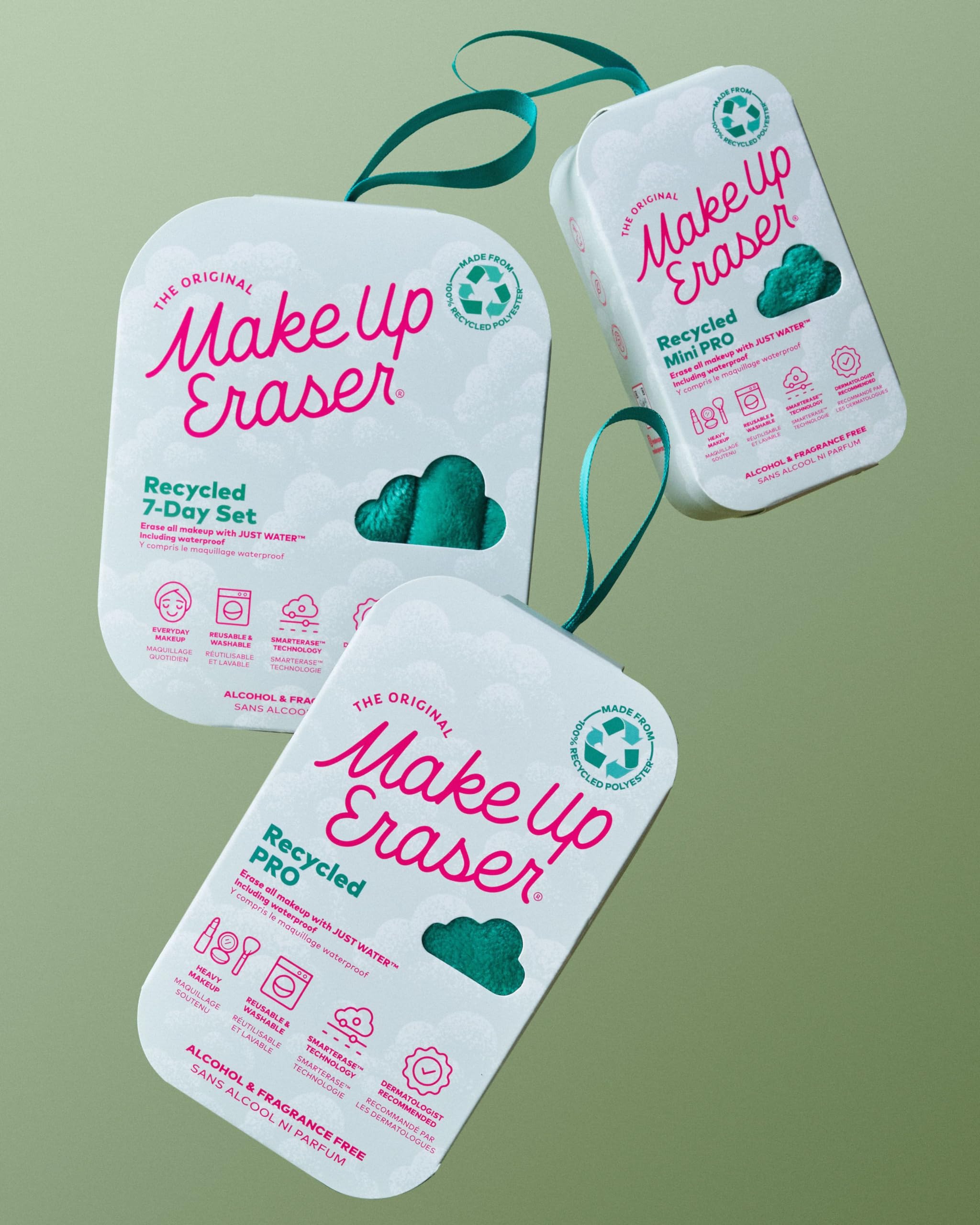 The Original Makeup Eraser Pro, Effortlessly Remove All Makeup Using Only Water, Including Waterproof Mascara, Eyeliner, Foundat