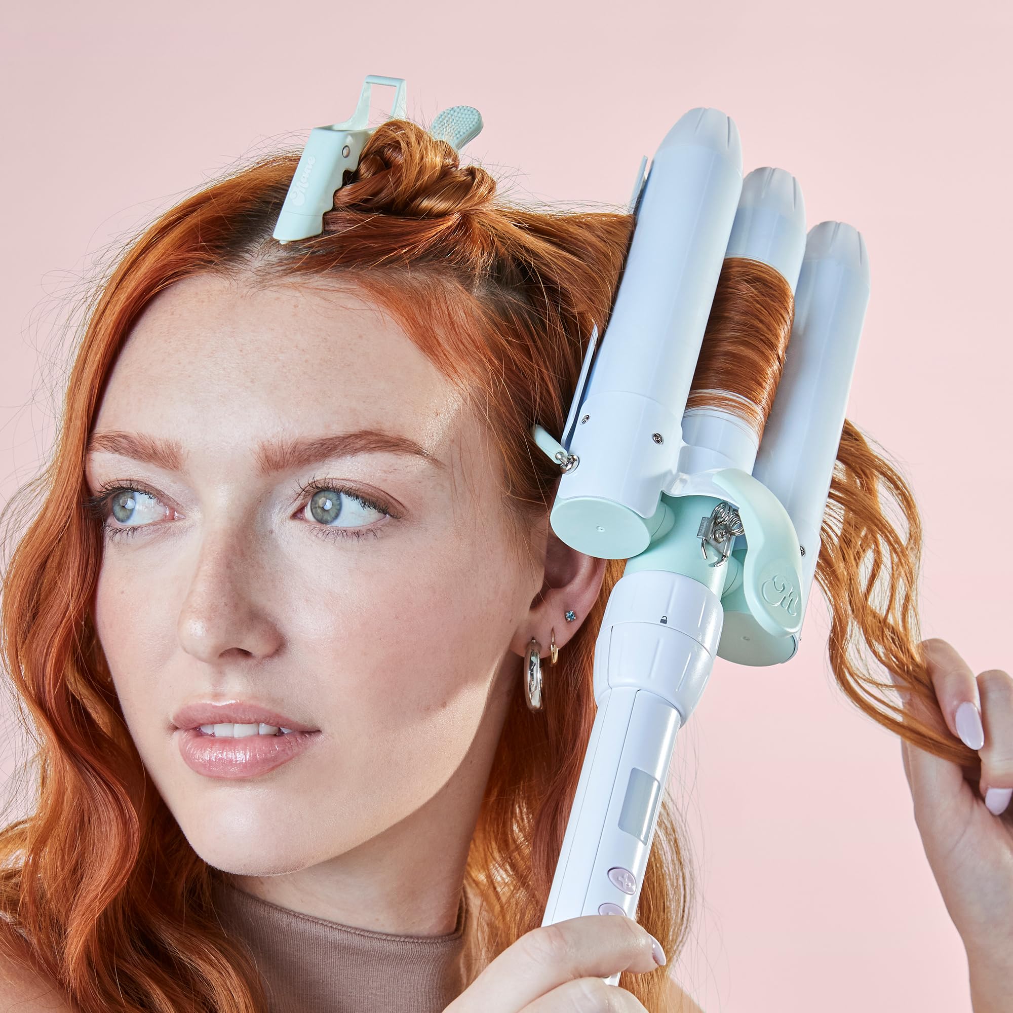 Mane All Grip No Slip Hair Sectioning Clips - Alligator Hair Clips for Styling, Blow-Drying, Curling & Flat-Ironing (4 Count)