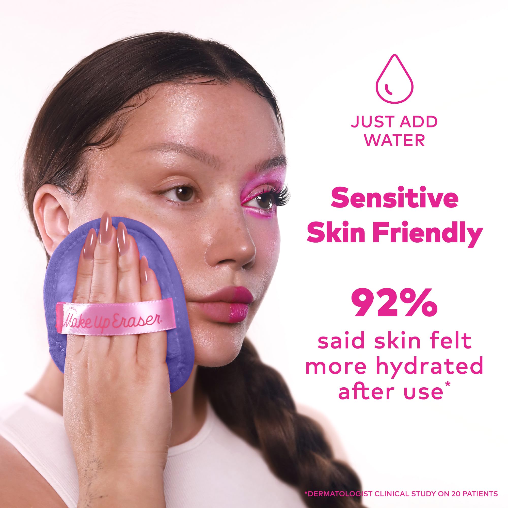 The Original Makeup Eraser, 7-Day Set, Erase All Makeup With Just Water, Including Waterproof Mascara, Eyeliner, Foundation, Lip