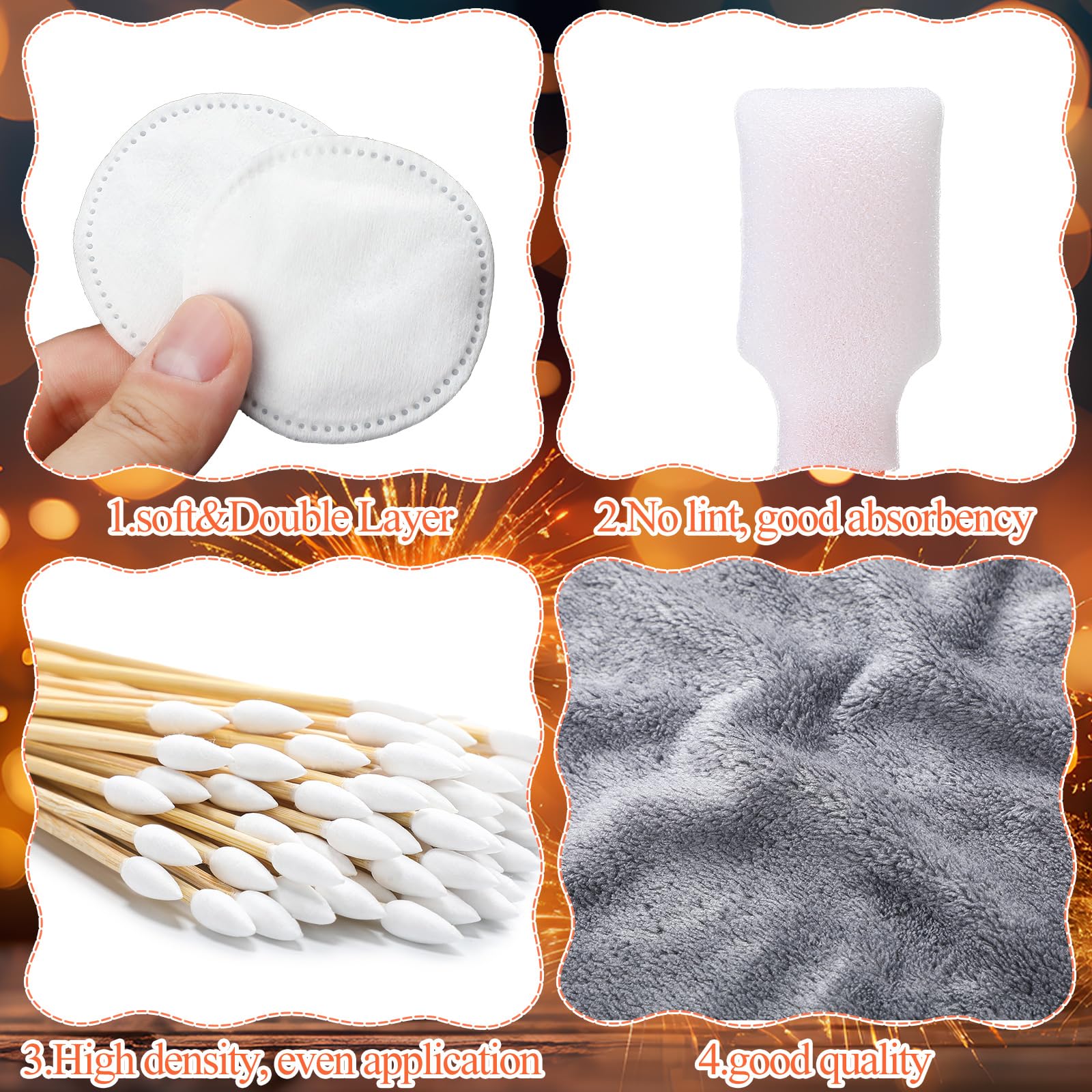 Dansib 603 Pcs Trading Card Care Cleaning Kit Grading Sports Card Cleaning Tool Accessory Kit for TCG Scratch Repair Surface Car