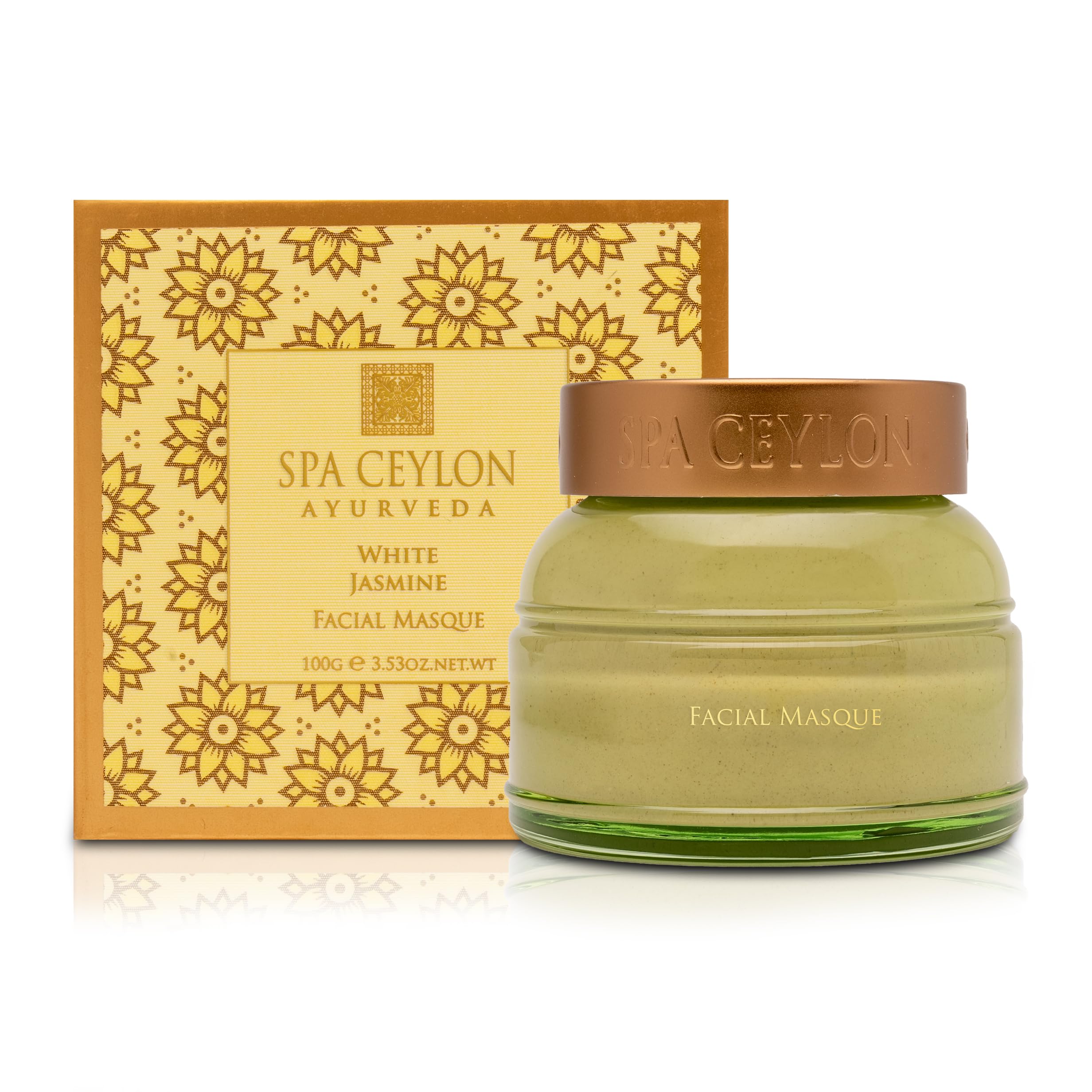 SPA CEYLON White Jasmine Facial Masque | Hydration | Natural Cleansing Face Mask | Suitable for Normal to Dry Skin