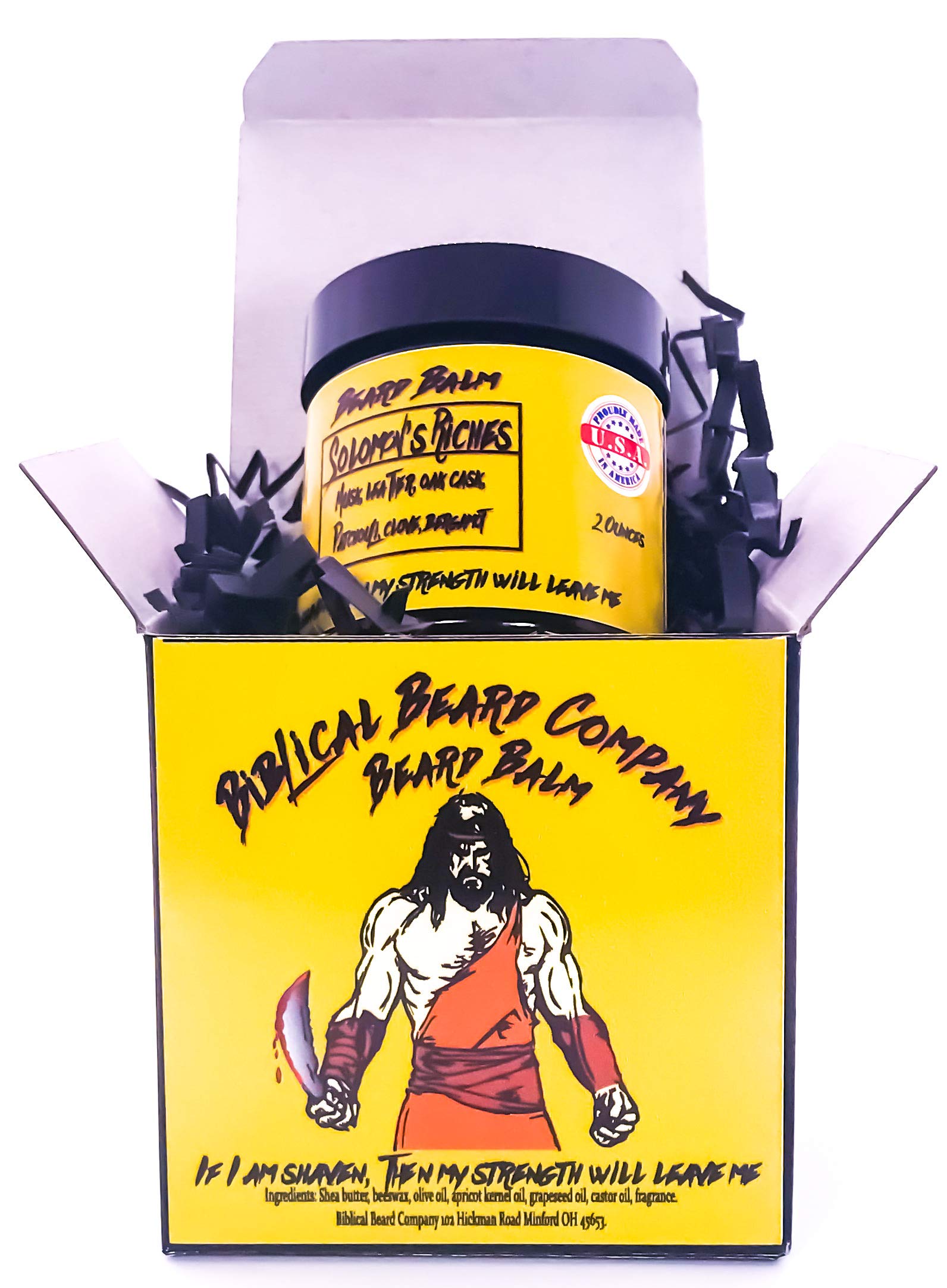 Biblical Beard Company - Beard Balm - Made In Usa (Solomon'S Riches)