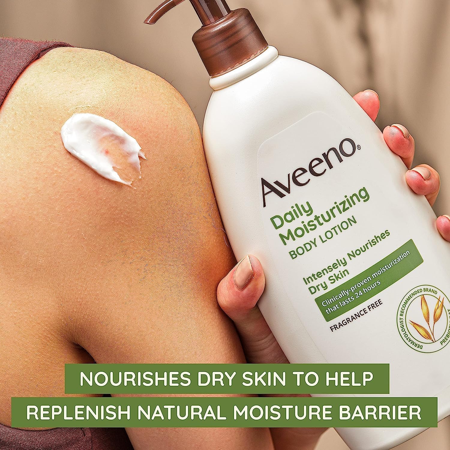Aveeno Daily Moisturizing Lotion & Wash Regimen Pack, Nourishing Daily Moisturizing Body Lotion For Dry Skin, 18 Oz, & Hydrating