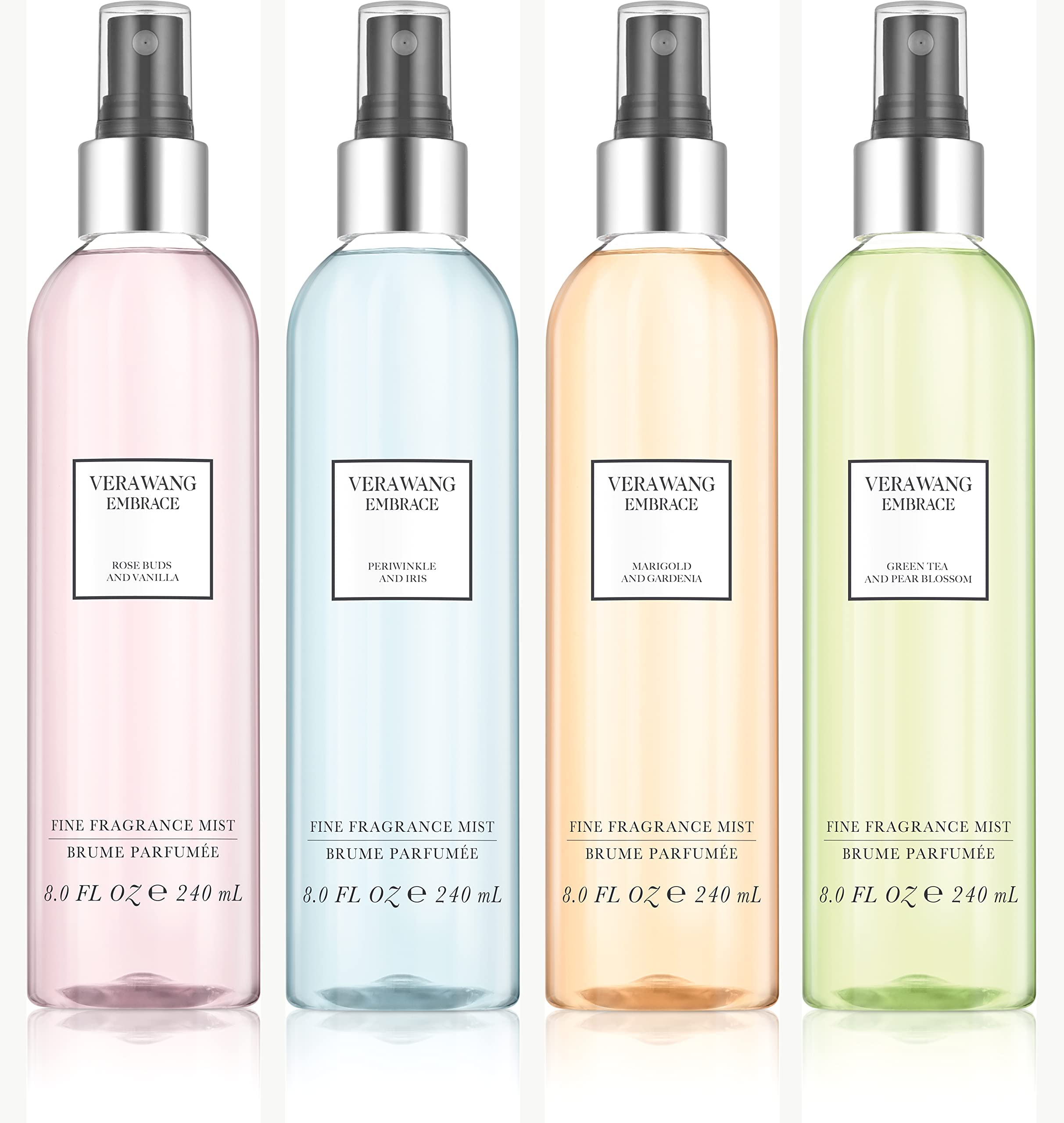 Vera Wang Embrace Body Mist Spray For Women, Green Tea & Pear Blossom, 8 Fl Oz
