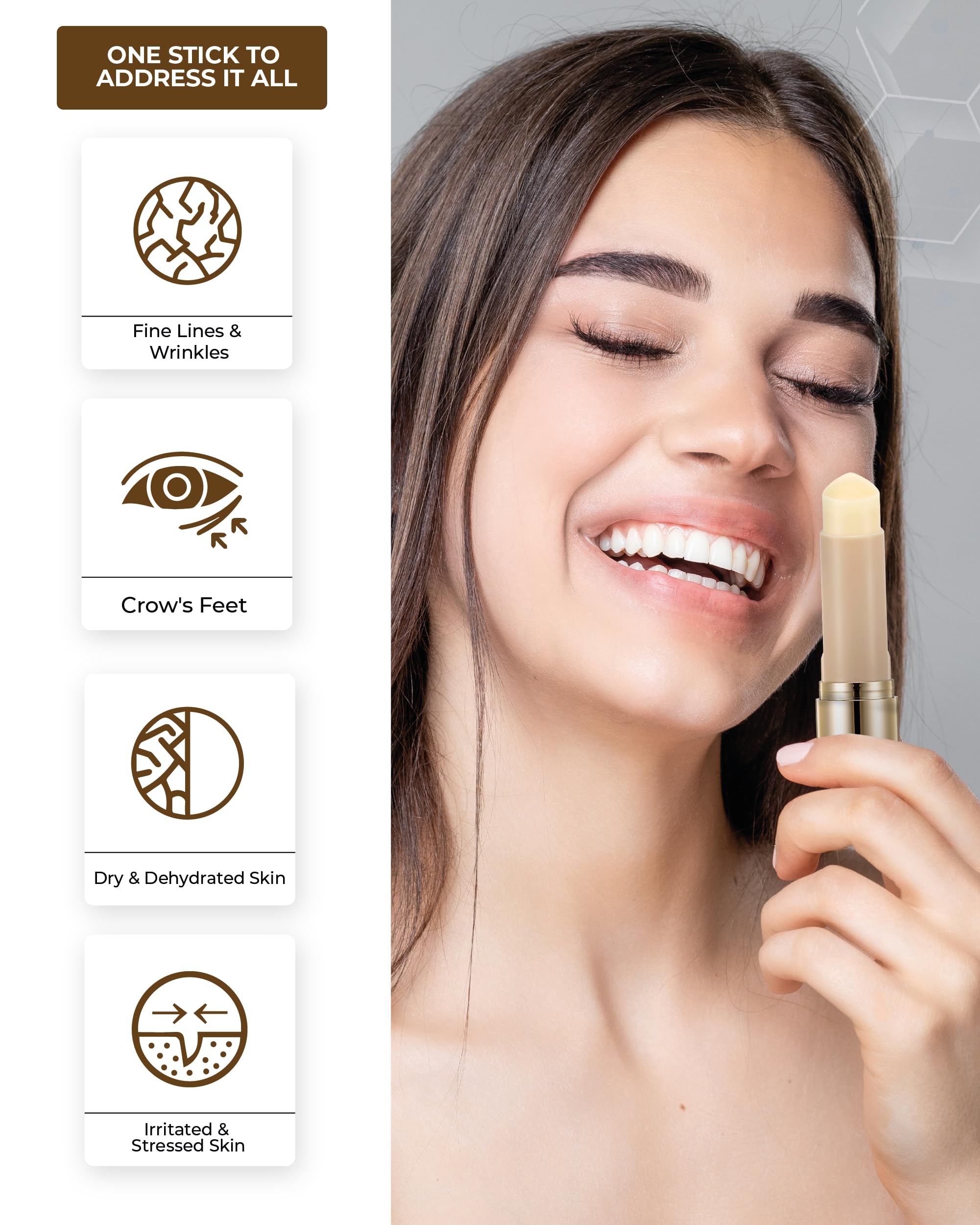 Centellian 24 Madeca Wrinkle Capture Stick (0.4Oz) - Multi Balm Stick For Wrinkles & Fine Lines. Korean Skincare, Eye Cream & Mo