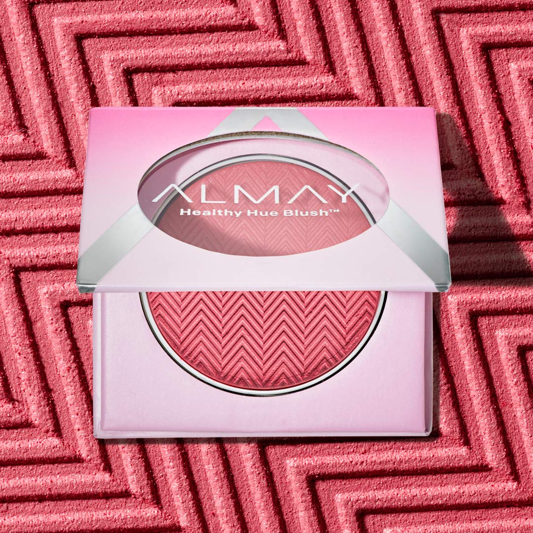 Almay Blush, Face Makeup, High Pigment Powder, Healthy Hue, Hypoallergenic, 400 Wild Berry, 0.32 Oz