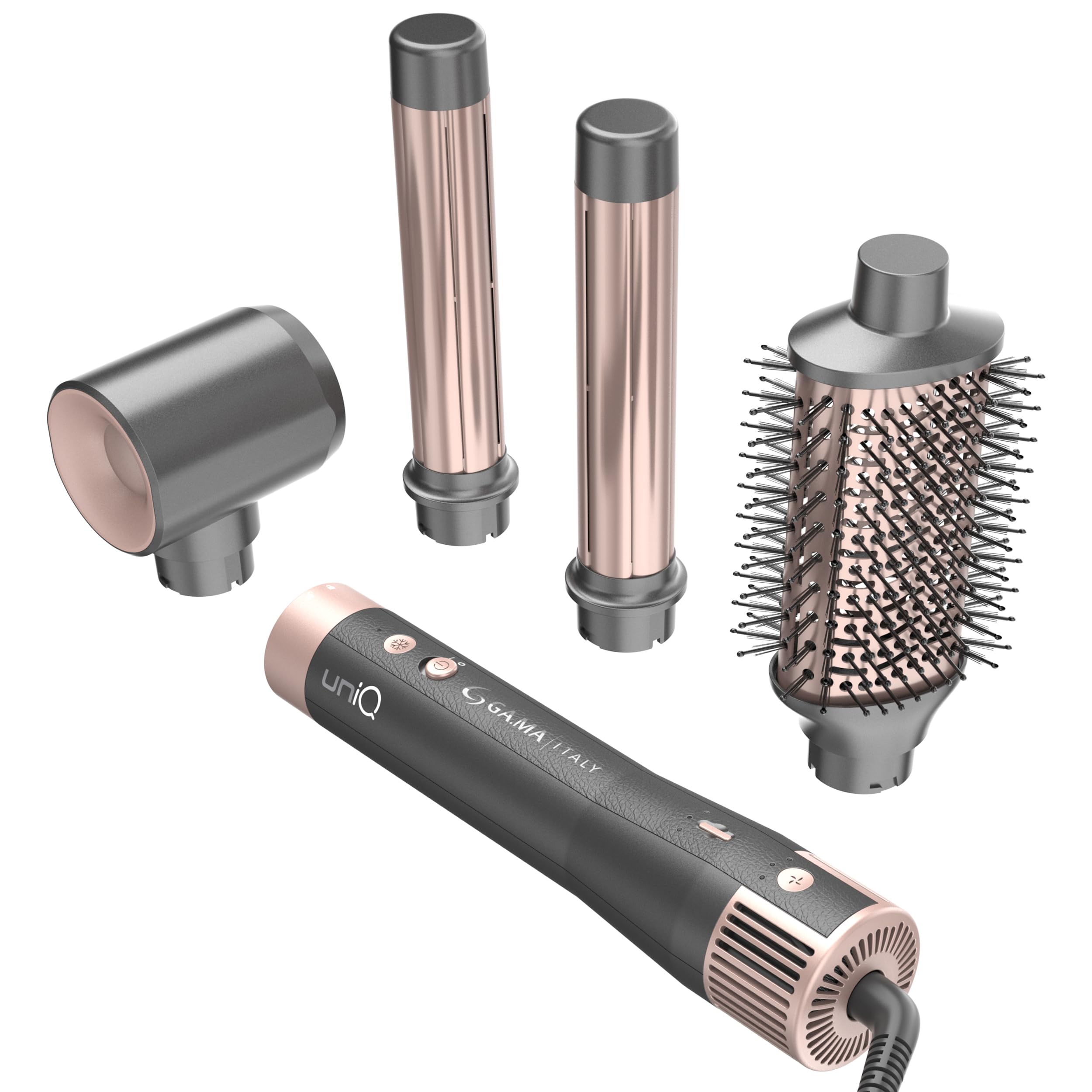 GA.MA Italy Professional UniQ MultiStyler 4in1 Hair Dryer, 1500W