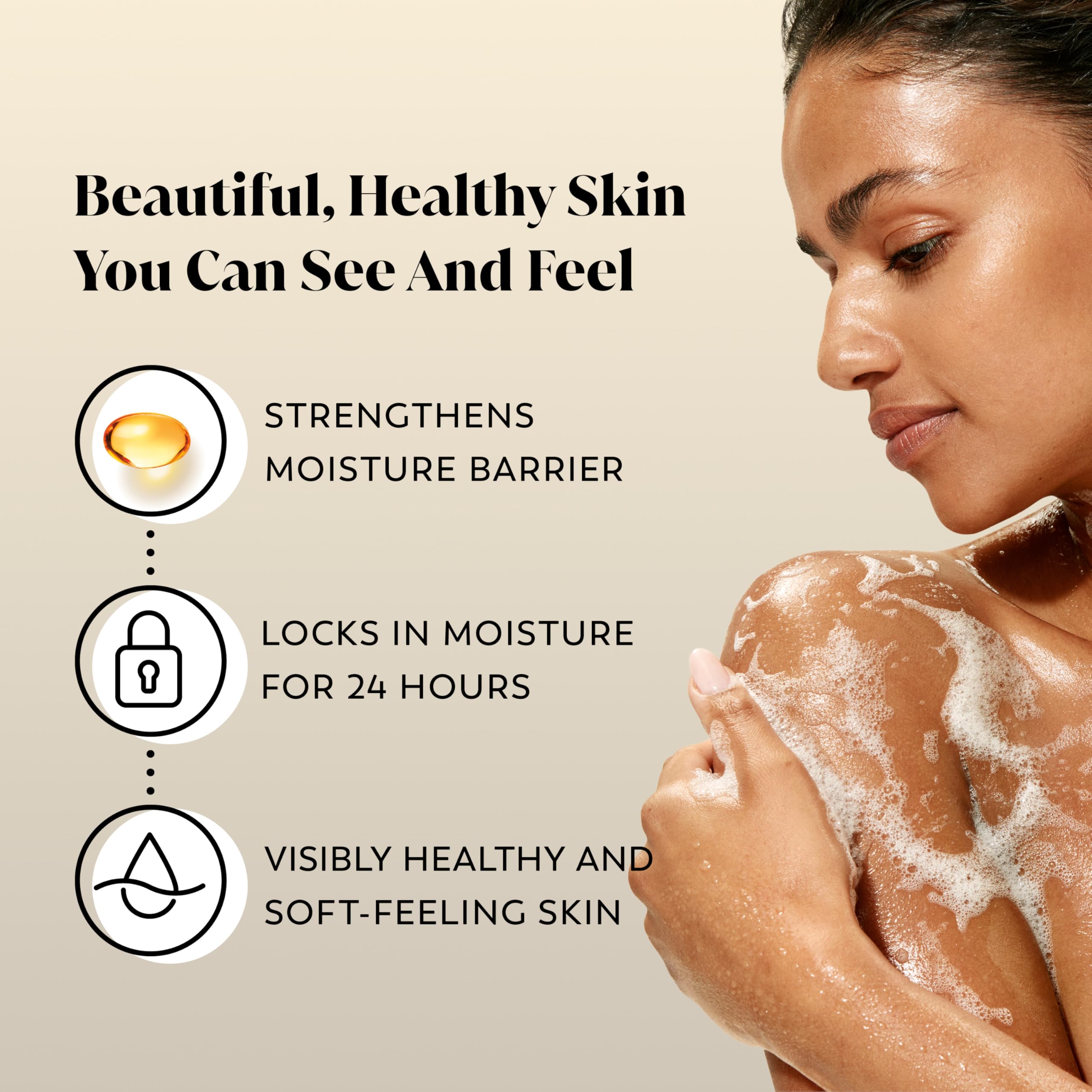 Olay Ultra Moisture Body Wash for Women, Coconut Oil Scent, 33 fl oz (Pack of 4)