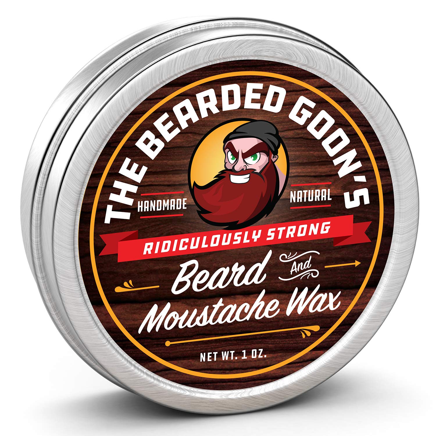 The Bearded Goon Ridiculously Strong Mustache and Beard Wax for Men | All Day Style Control to Tame Facial Hair | All Natural Ha