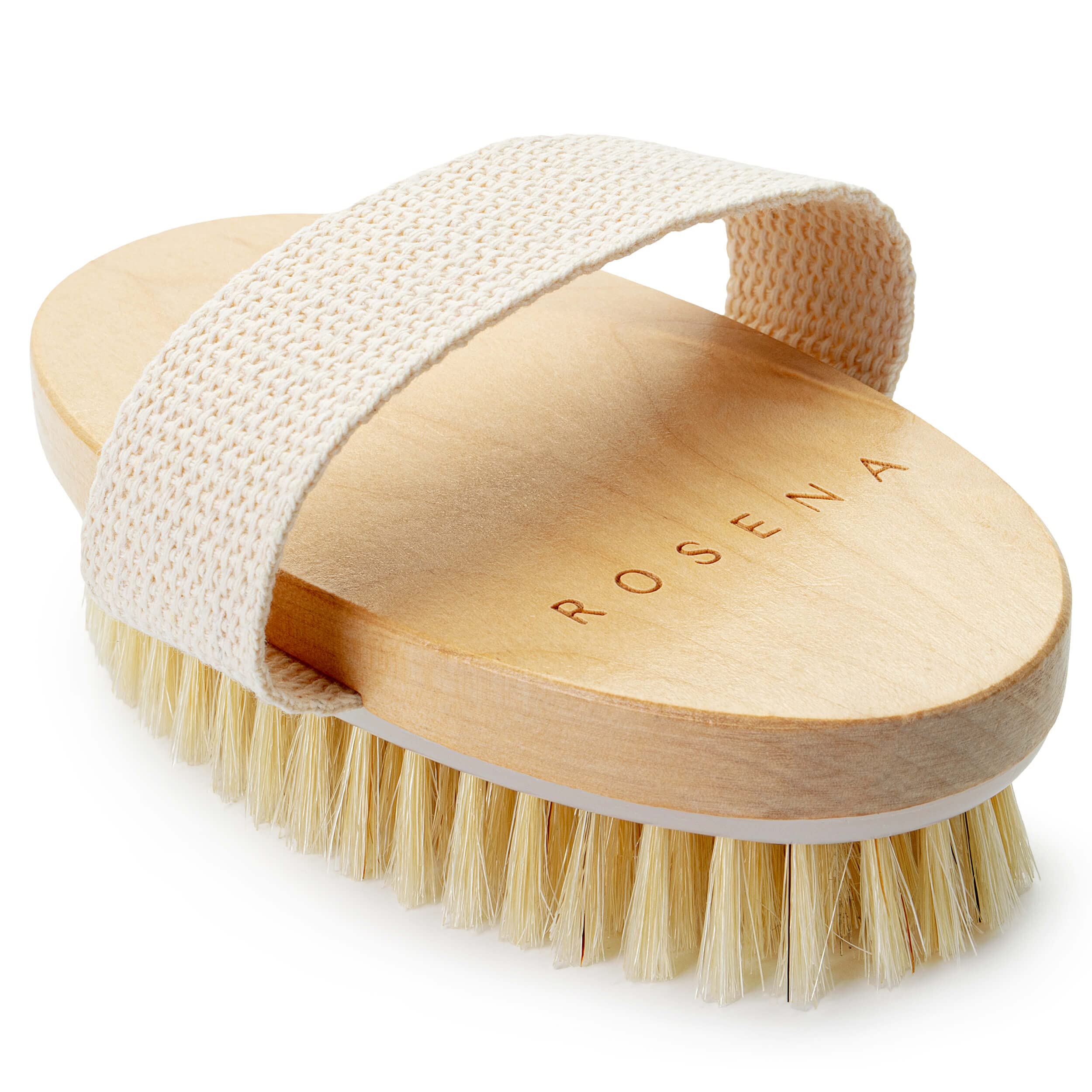 Dry Brushing Body Brush - Best for Exfoliating Dry Skin, Lymphatic Drainage and Cellulite Treatment - Organic Spa Exfoliator and
