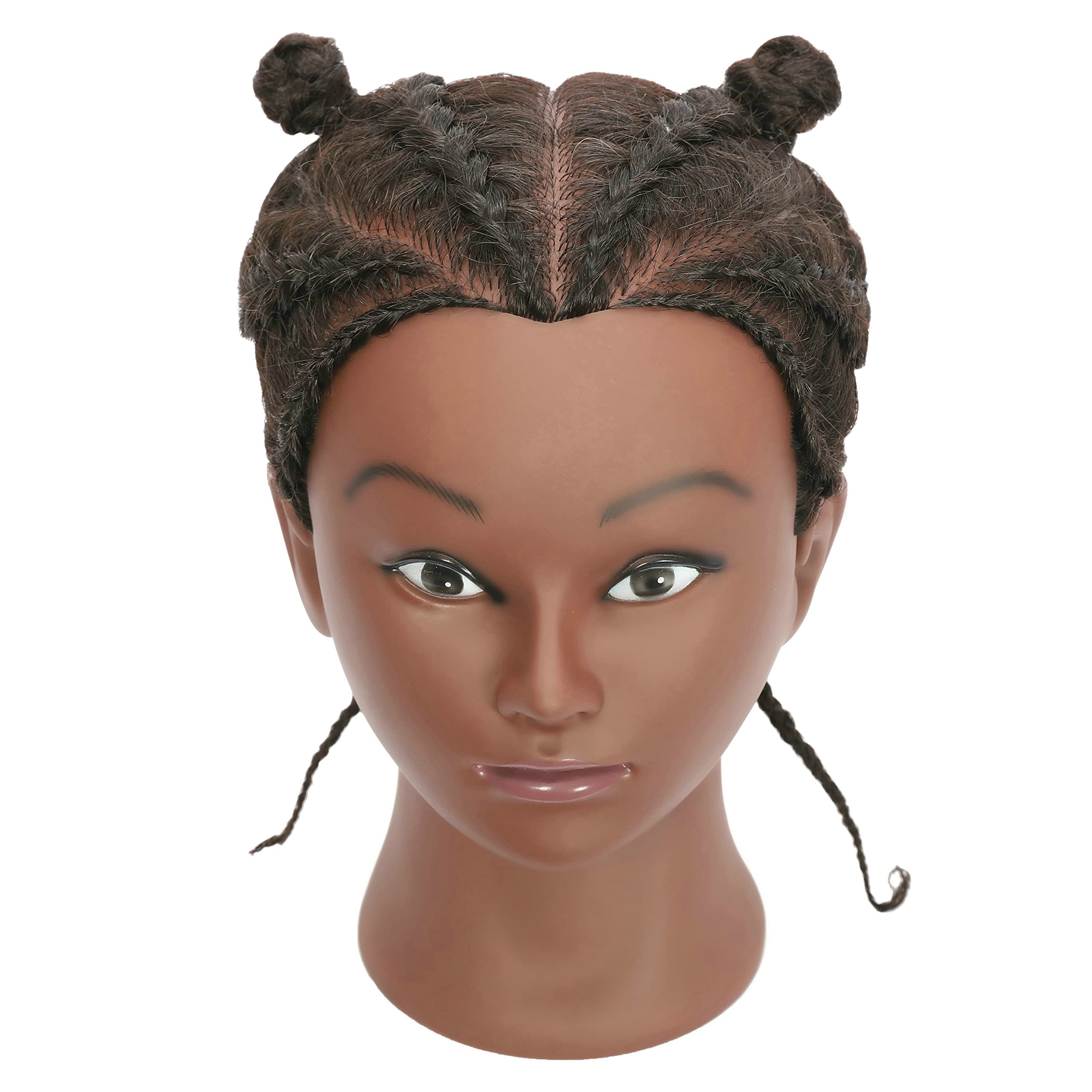 Lohxinhair Kinky Curly Real 100% Human Hair Mannequin Head Manikin Cosmetology Doll Training Head With Stand For Hairdresser Pra