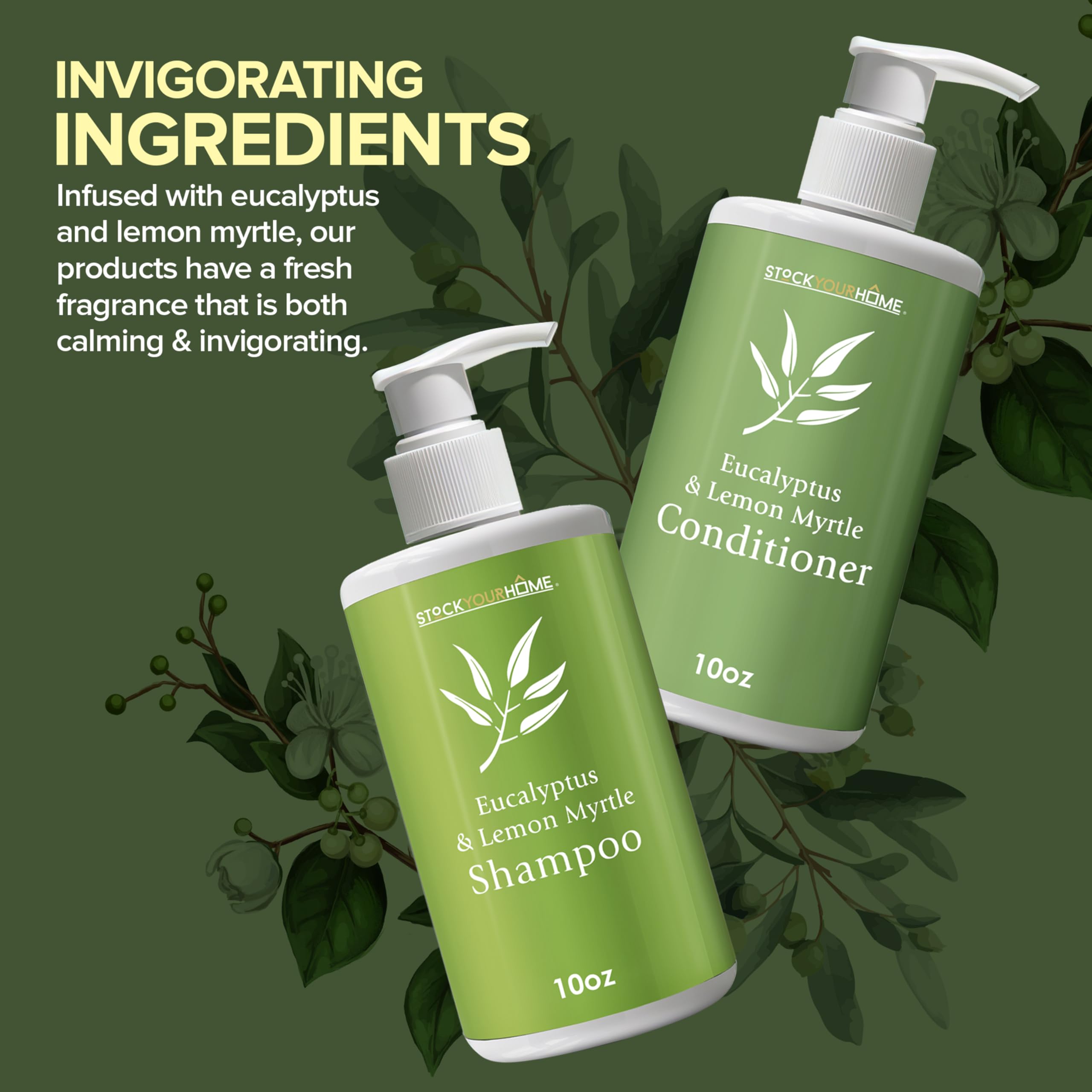 Shower Essentials Set For Men And Women, Includes 10 Oz Body Wash, Shampoo, And Conditioner, Hydrating & Nourishing Shampoo Cond