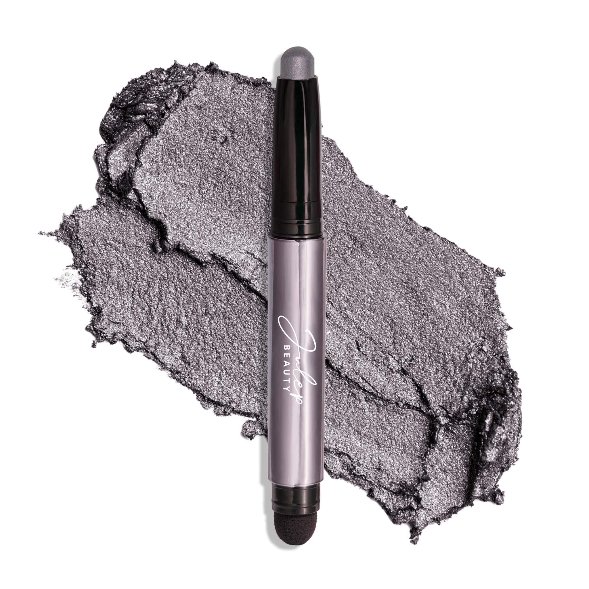 Julep Eyeshadow 101 Crme To Powder Waterproof Eyeshadow Stick, Smoky Grey Shimmer