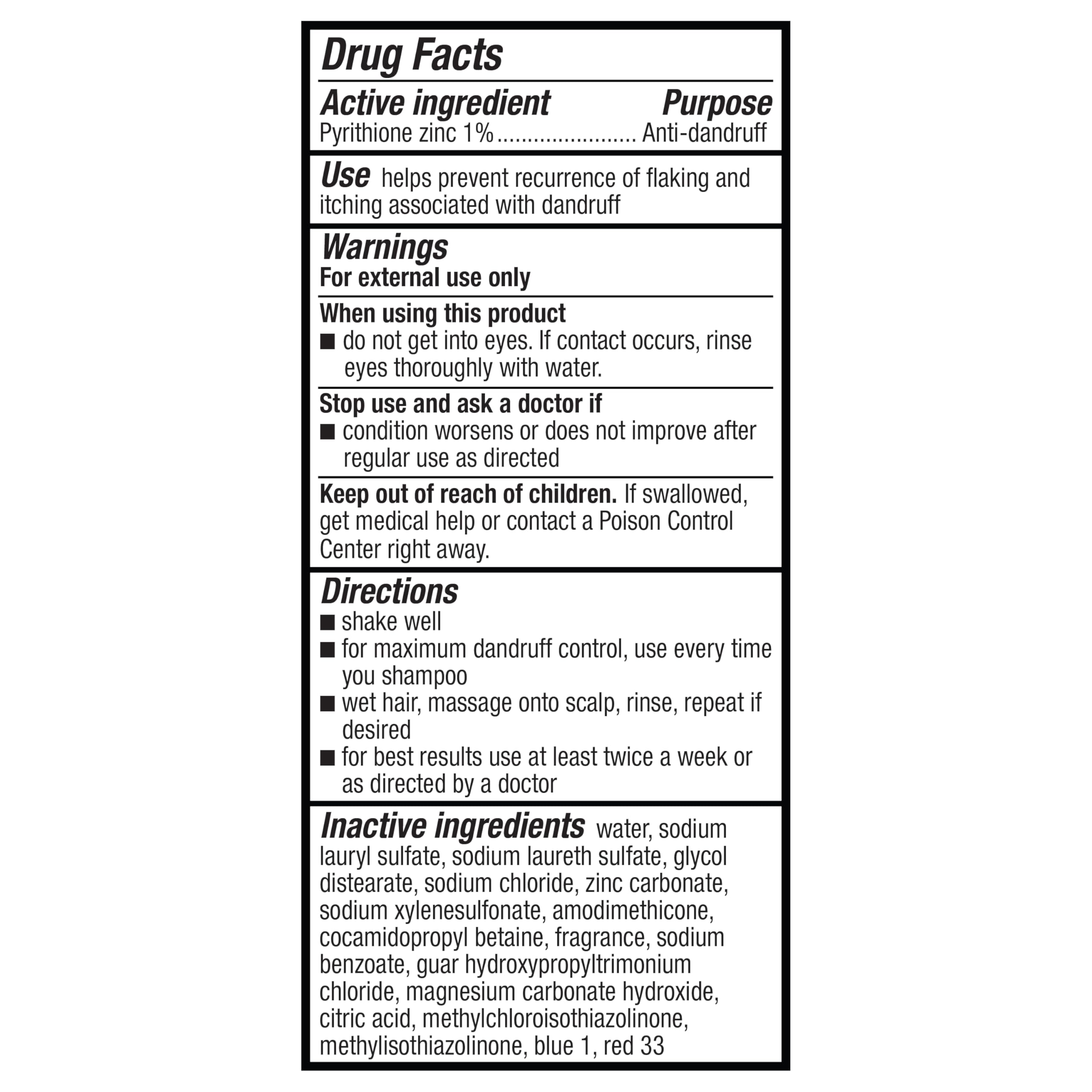 Amazon Basics 2-in-1 Dandruff Shampoo & Conditioner, Gentle and pH Balanced, 12.5 oz (pack of 1) (Previously Solimo)