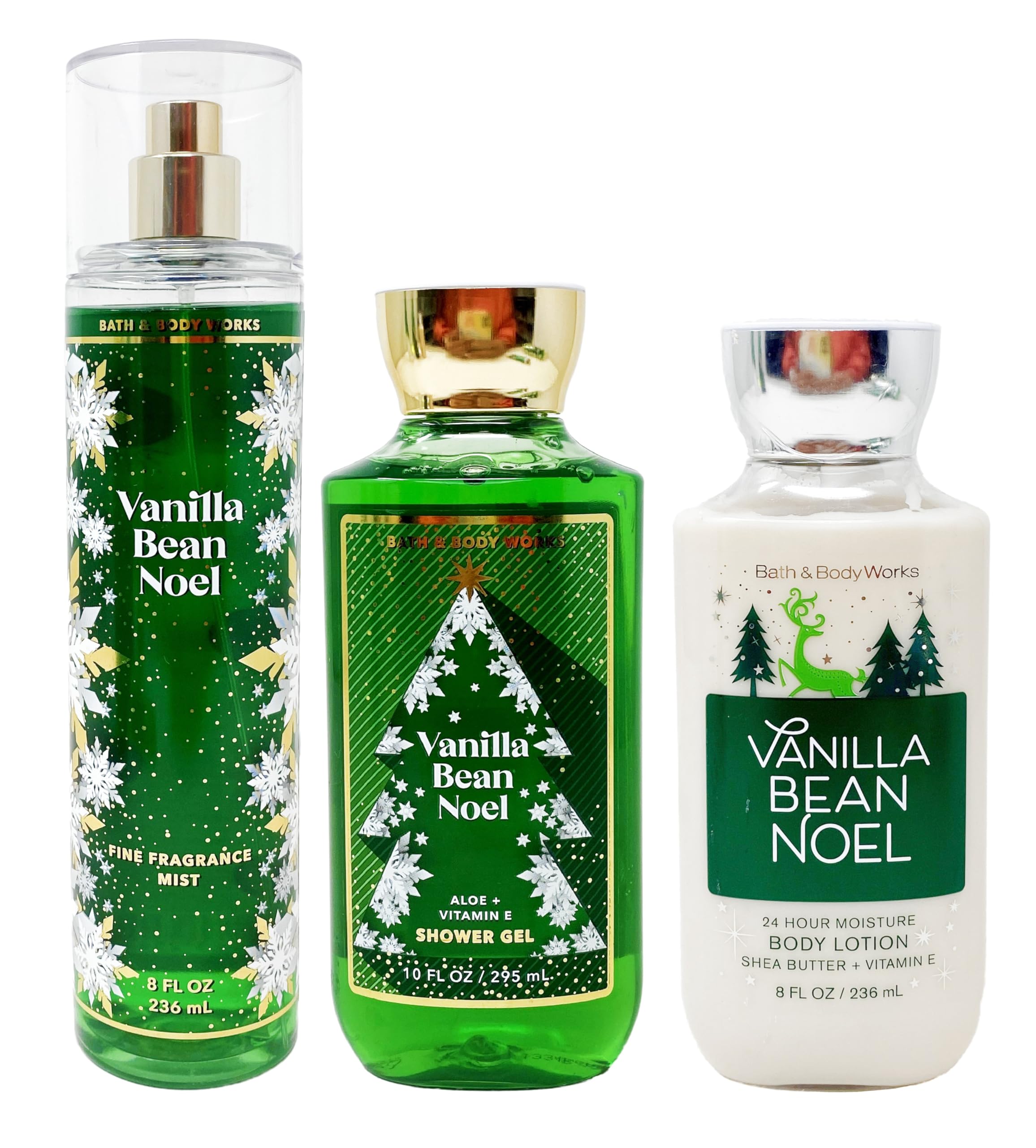 Bath And Body Works - Vanilla Bean Noel - Daily Trio - Winter - 2020