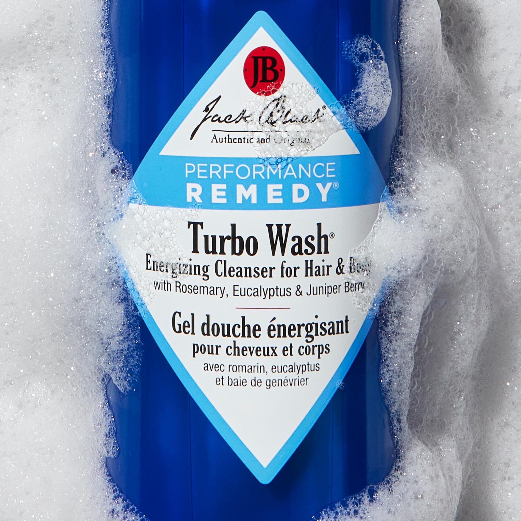 Jack Black Turbo Wash Energizing Cleanser for Hair & Body - Mens Body Wash and Shampoo, Mens Shampoo and Body Wash, Men's Body W