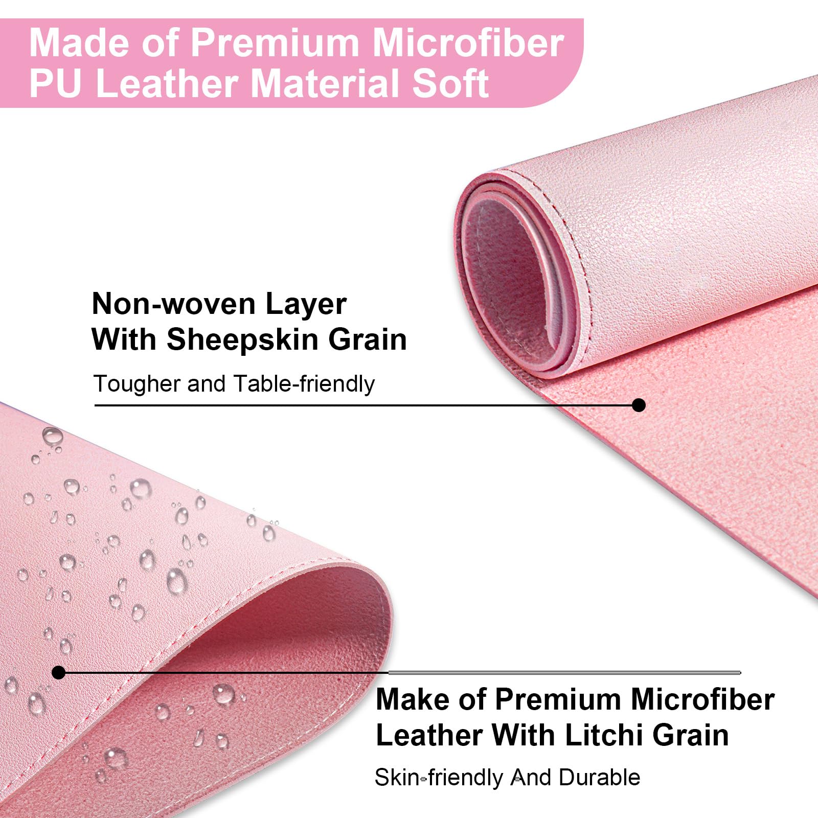Nail Art Table Mat,Foldable Nail Arm Rest Pad For Nails,Soft Microfiber Pu Leather Nail Table Pad, Waterproof Nail Mat For Nail