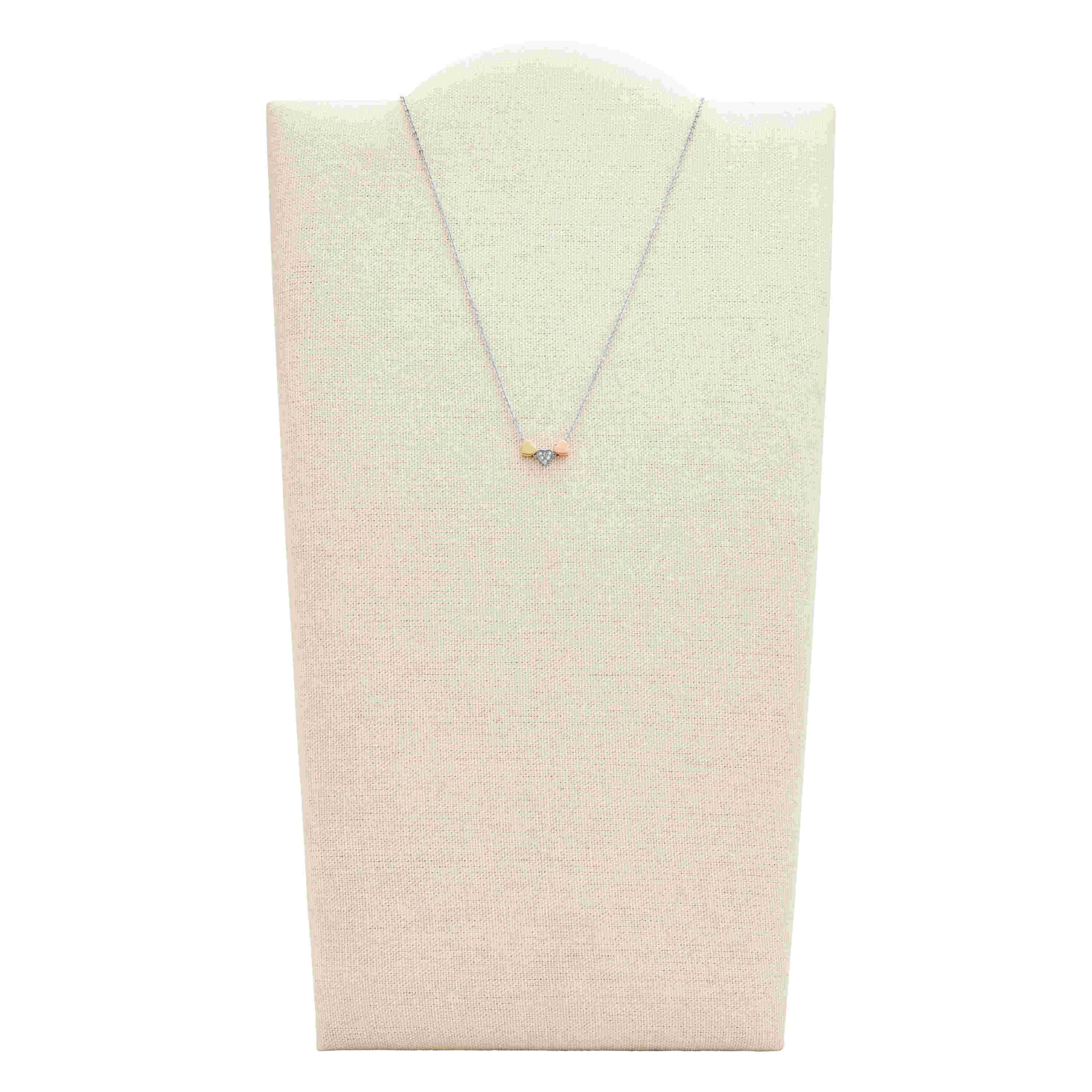 Fossil Women's Silver-Tone Necklace, Color: Silver (Model: JF02856998)