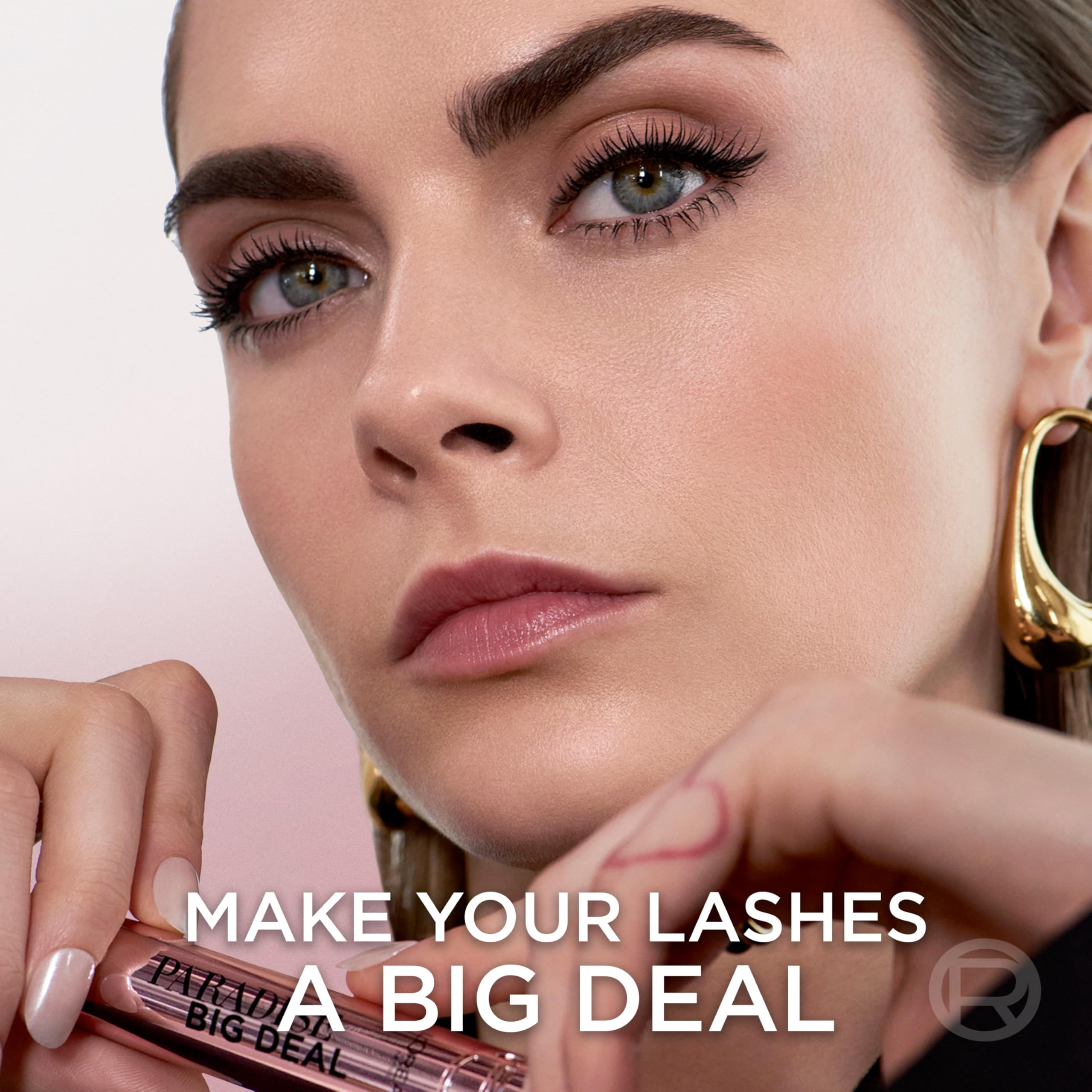 L'Oreal Paris Paradise Big Deal Mascara, Volumizing and Lengthening Mascara, Buildable, Clump Resistant, Washable Blackest Black