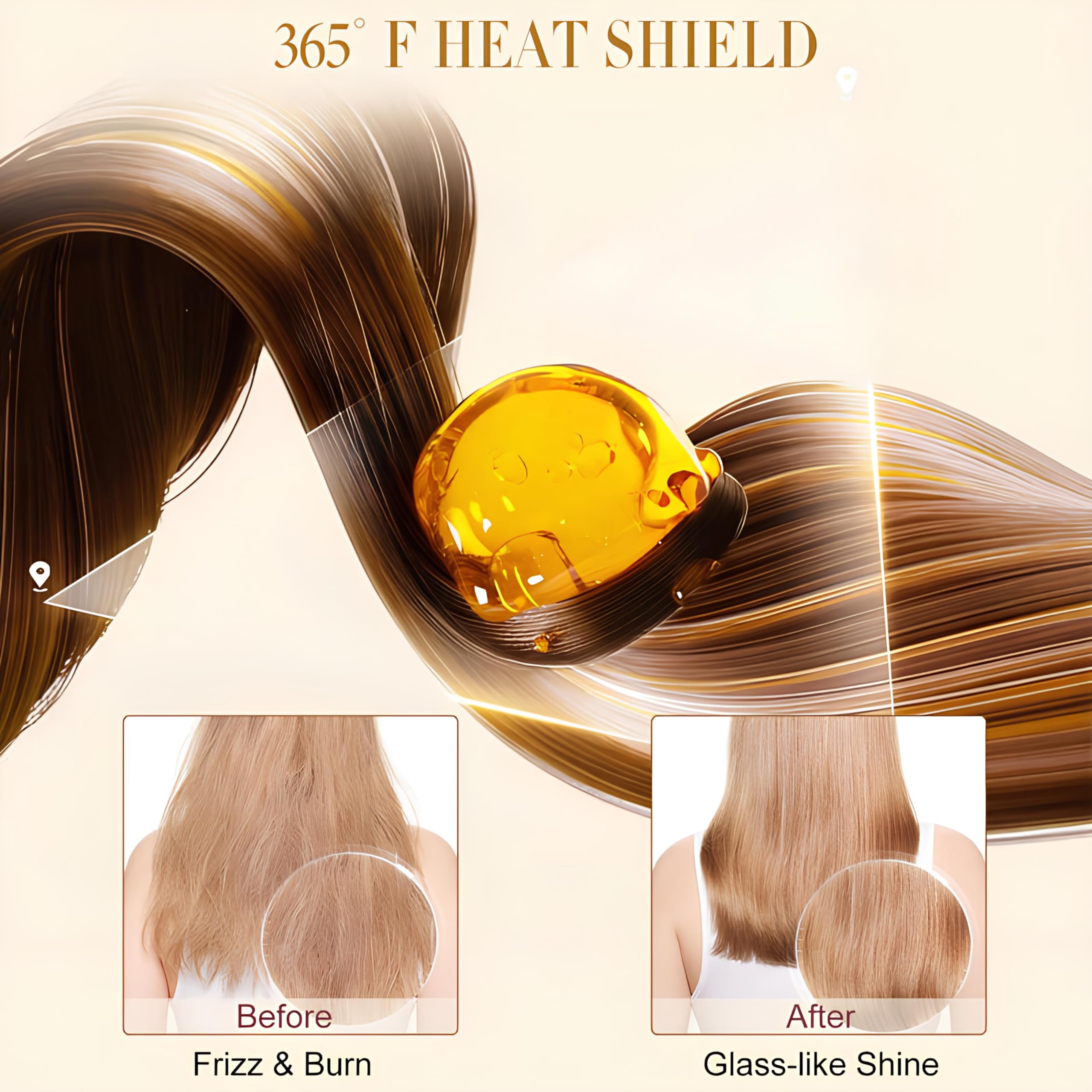 Naixio 100% Pure Batana Oil for Hair Growth & Repair | Keratin-Infused Treatment to Reduce Frizz, Split Ends & Heat Damage | Wit