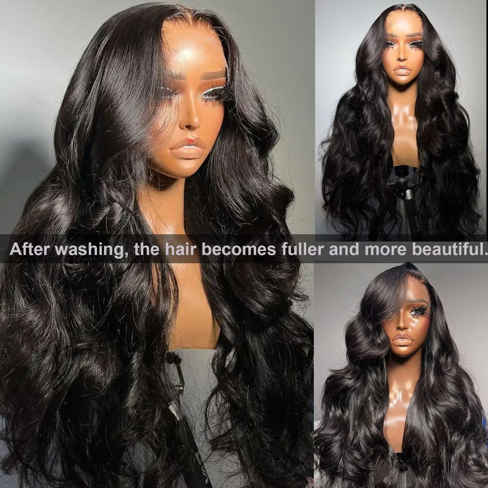 Lemoda 12A Malaysian Body Wave 13X4 Full Lace Frontal Virgin Human Hair Wigs Body Wave Hd Transparent Lace Front Wig 28Inch Unpr