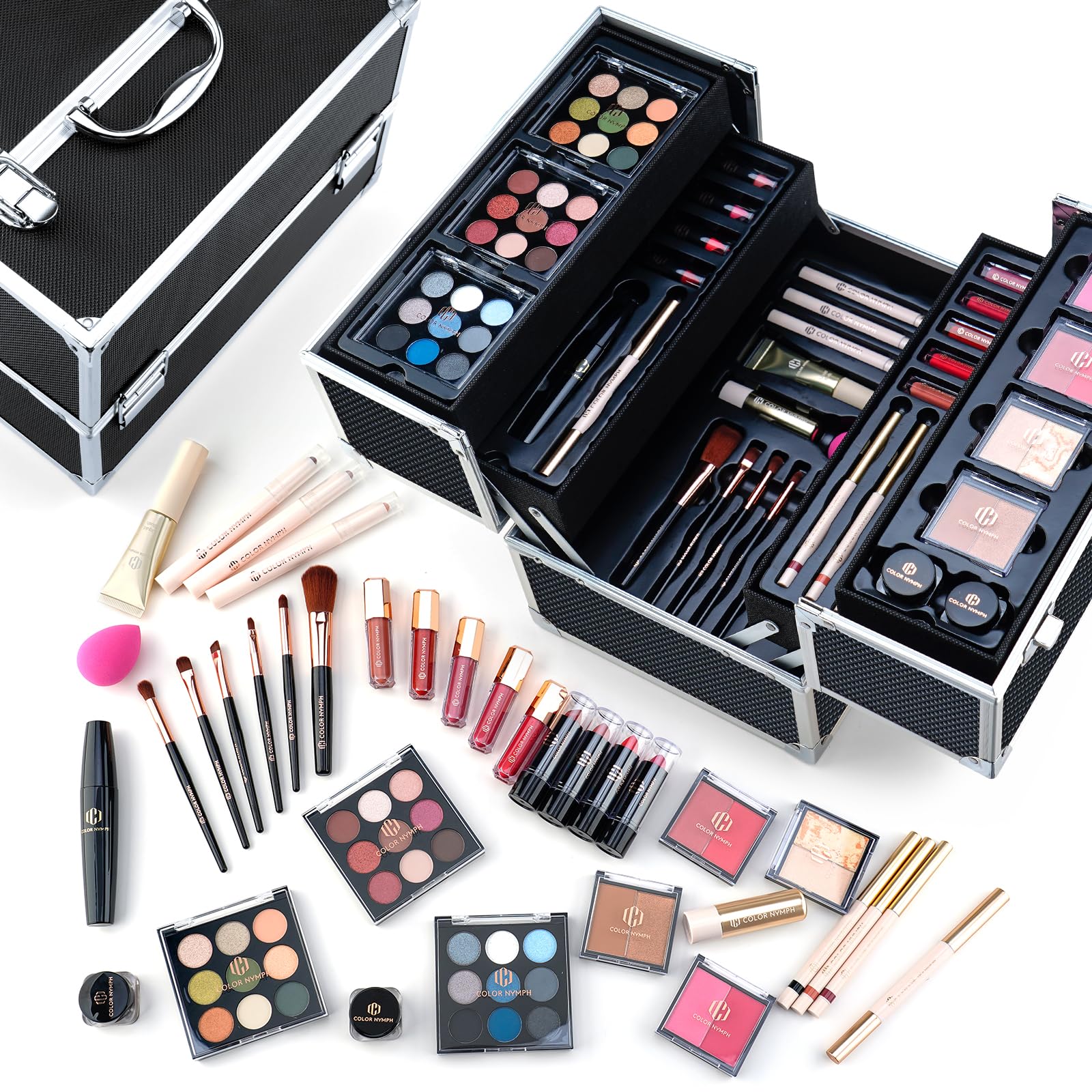 Color Nymph Professional Makeup Kits For Girls, Teenage Girls Makeup Kit with Storage Case Make Up Kit For Women Cosmetics Full 