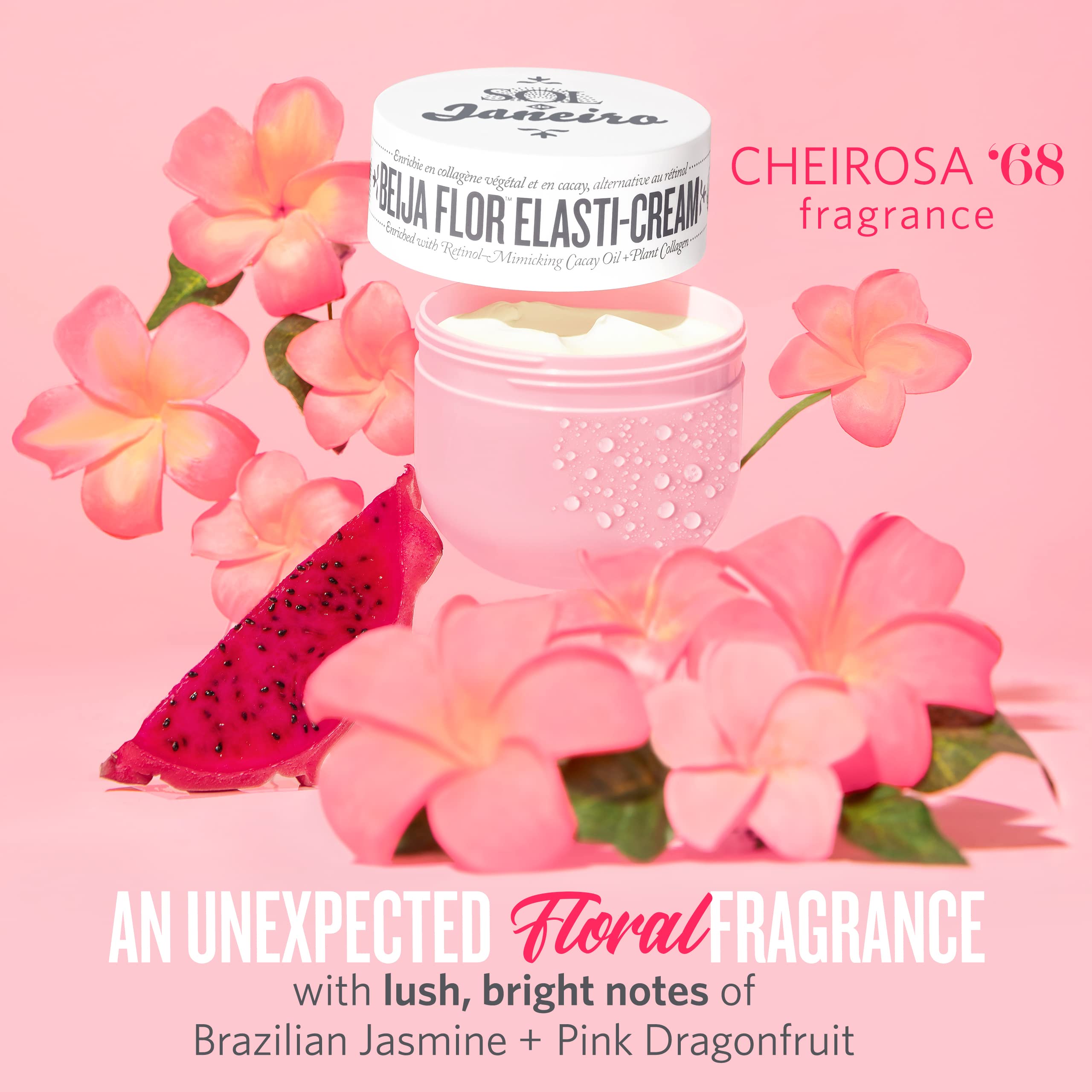 Beija Flor Elasti-Cream By Sol De Janeiro, 2.5 Oz Body Cream For Women