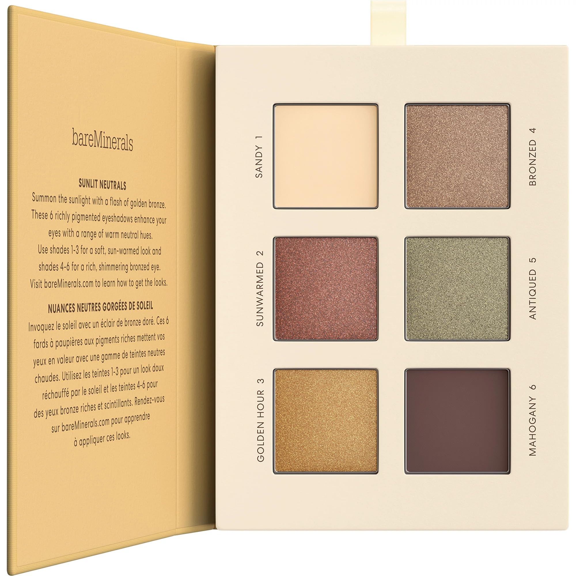 Bareminerals Mineralist Eyeshadow Palette, Six Richly Pigmented + Blendable Shades, Talc-Free Eye Shadow Palette Makeup, Vegan,