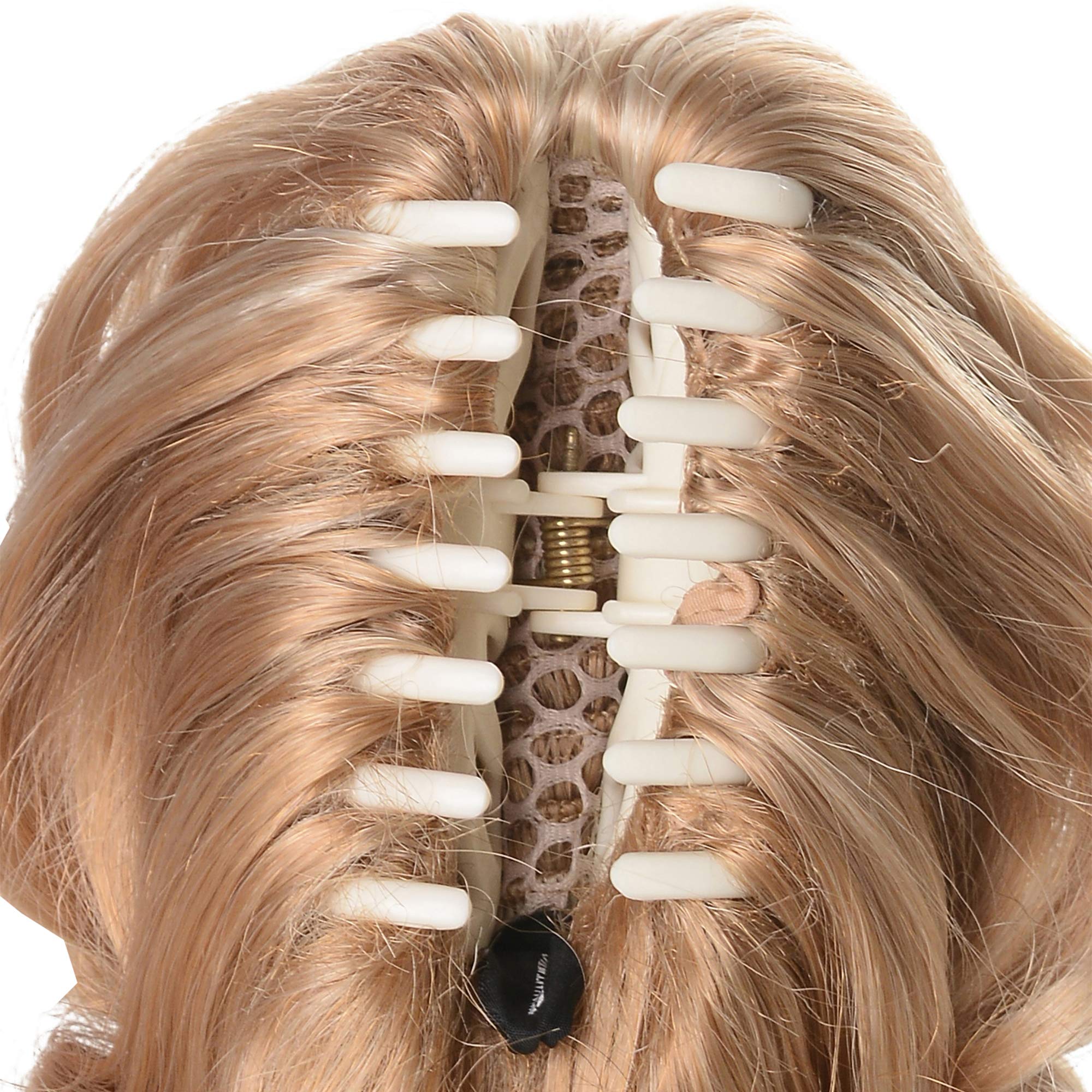 Onedor 12'' Synthetic Fiber Natural Textured Curly Ponytail Clip In/On Hair Extension Hairpiece (H16/613)