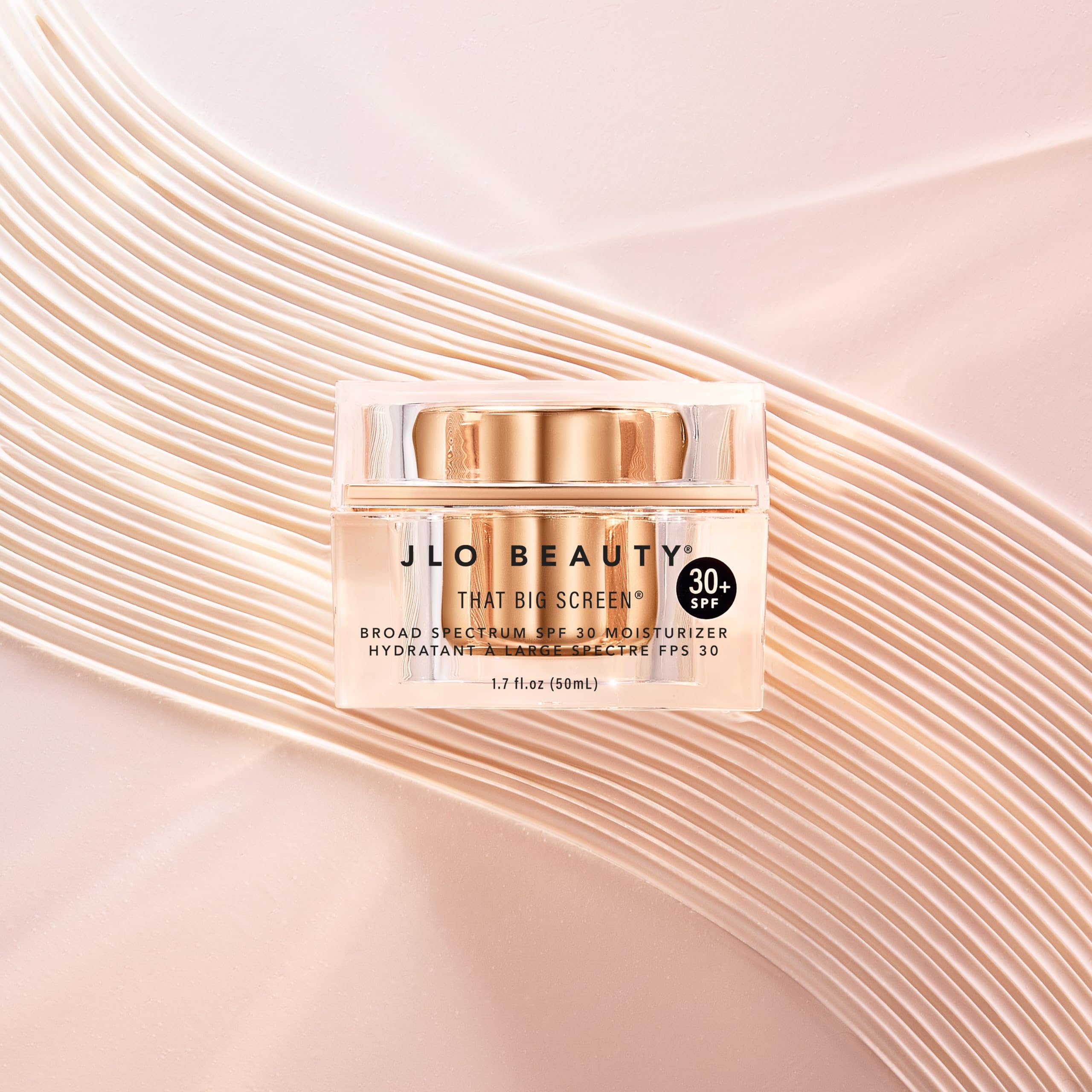 JLO BEAUTY That Big Screen Broad Spectrum SPF 30 Moisturizer | Hydrates, Protects, Luminizes, Soothes For Smooth, Dewy & Glowing
