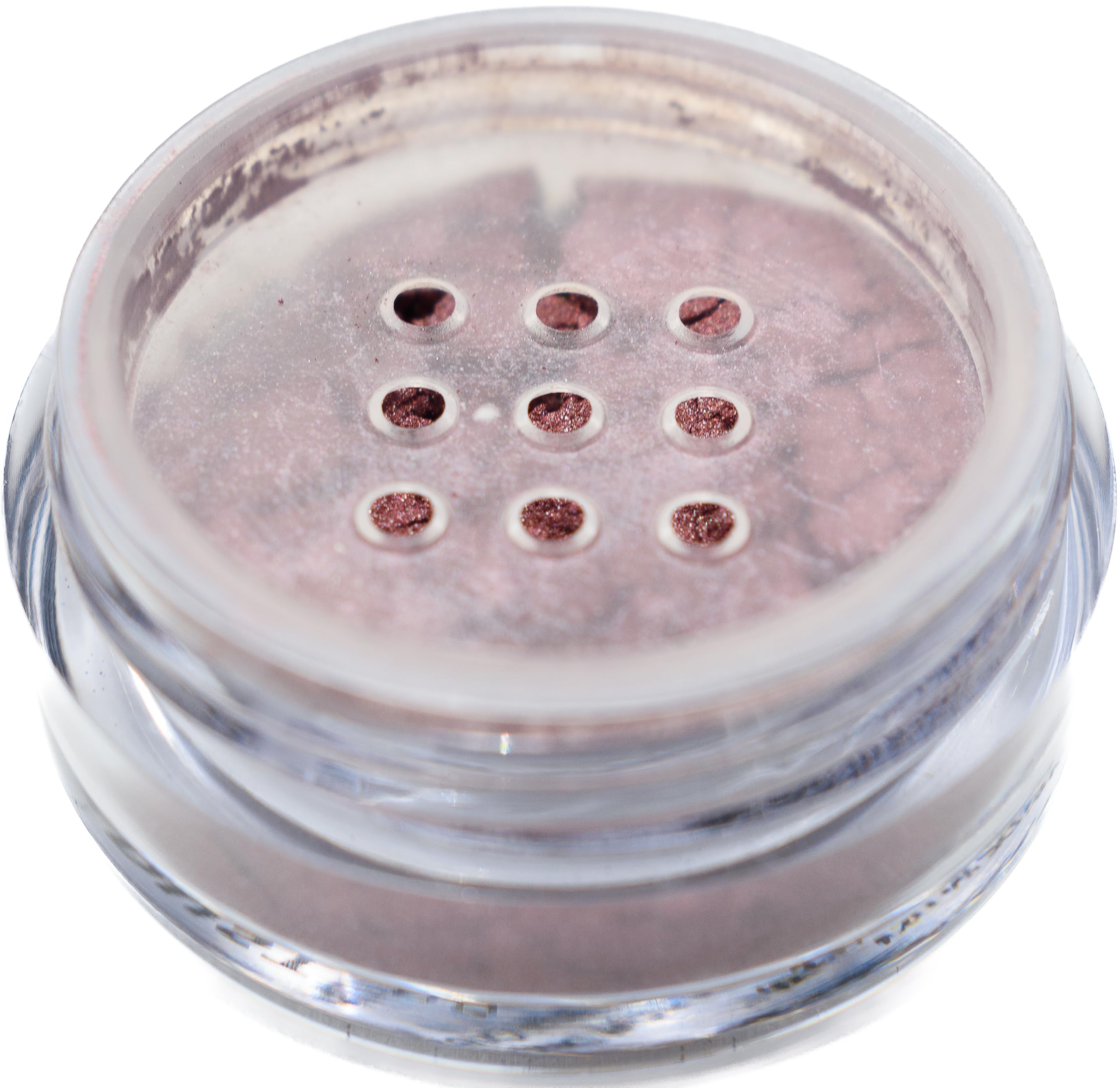 Light Purple Plum Loose Powder Mineral Glitter Single Eyeshadow Dust Pigment Jar Pot, Talc & Paraben Free, No Animal Testing & C