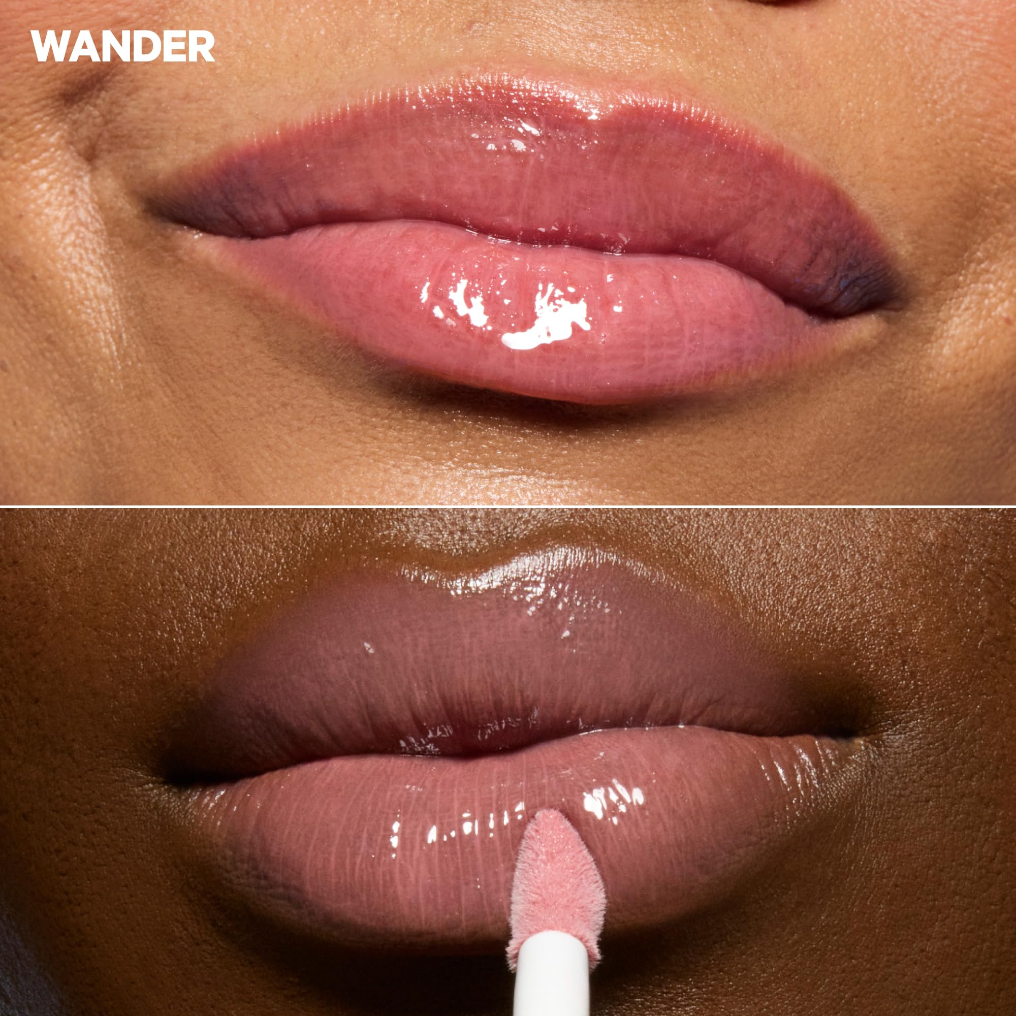Milk Makeup Odyssey Lip Oil Gloss, Wander (Mauve) - 0.2 Oz - For Fuller And Glossy Lips - Long Lasting Moisture - Semi-Sheer Col