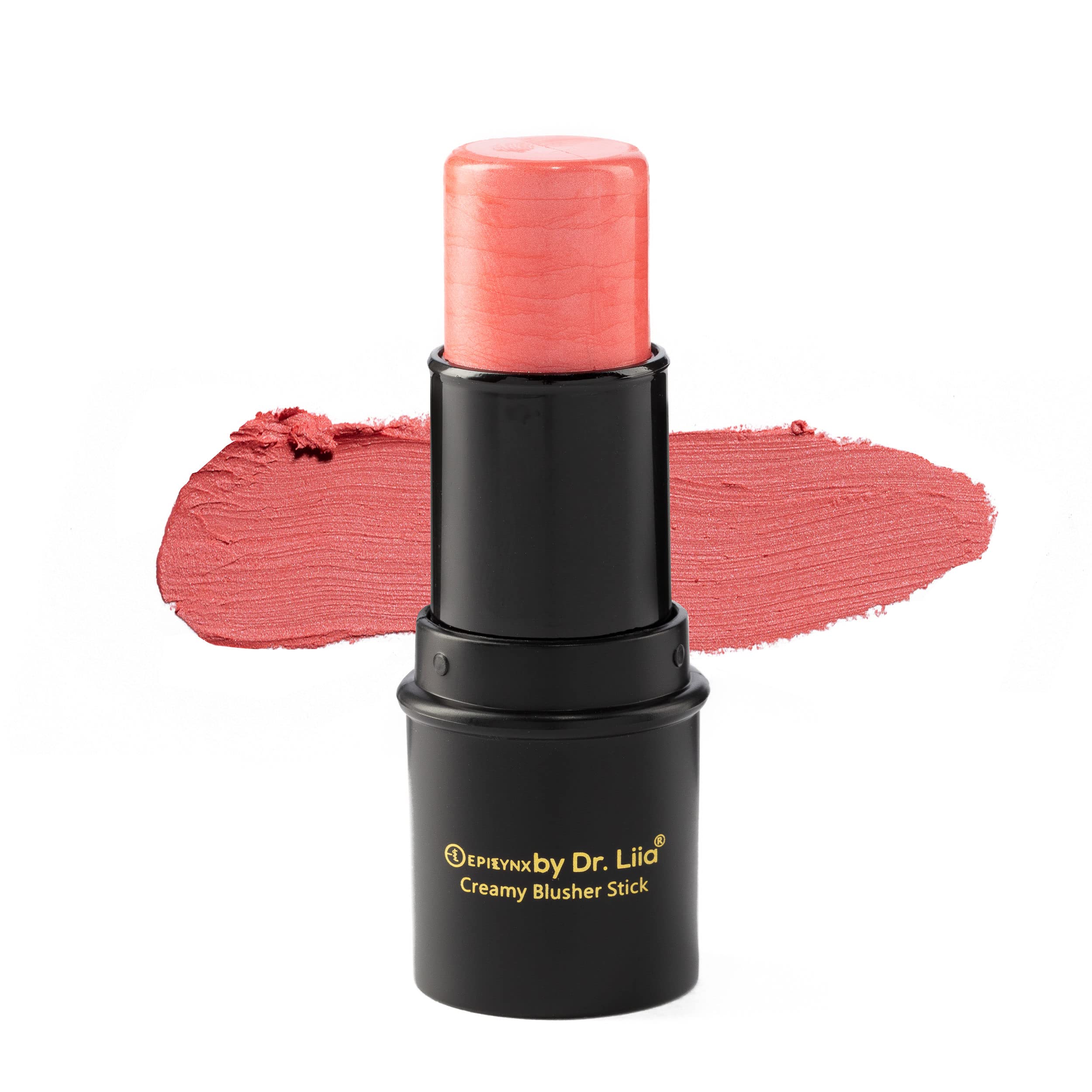 Vegan I Allergen Free Compact Illuminating Cream Blush Stick - Neutral Colors To Match Every Skin Type - (Earthy Red) Epilynx By