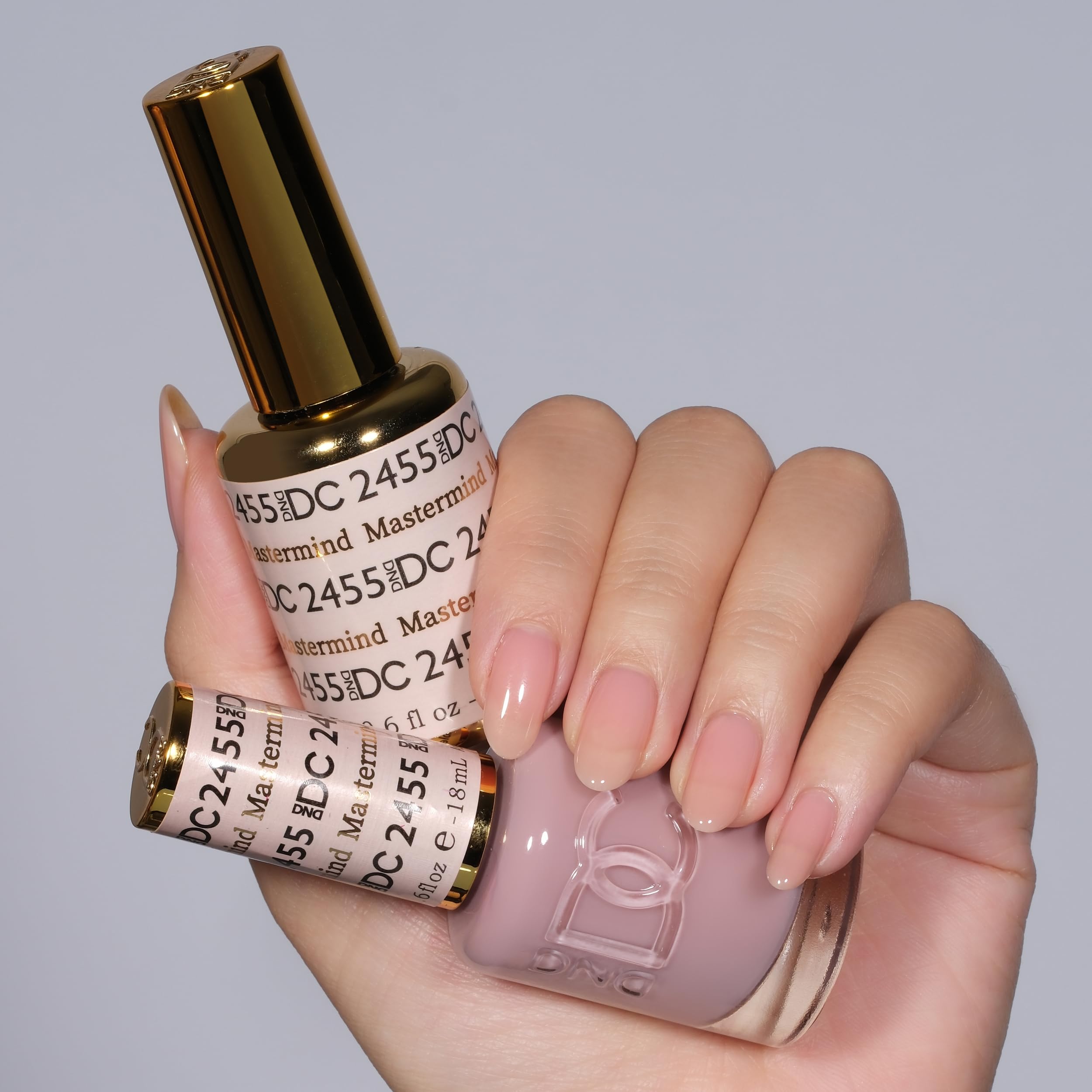 Dnd Dc Gel Polish Set, Sheer Collection, Uv/Led Gel Polish And Air Dry Nail Lacquer, Matching Chip-Free Polish Duo, 2455 Masterm