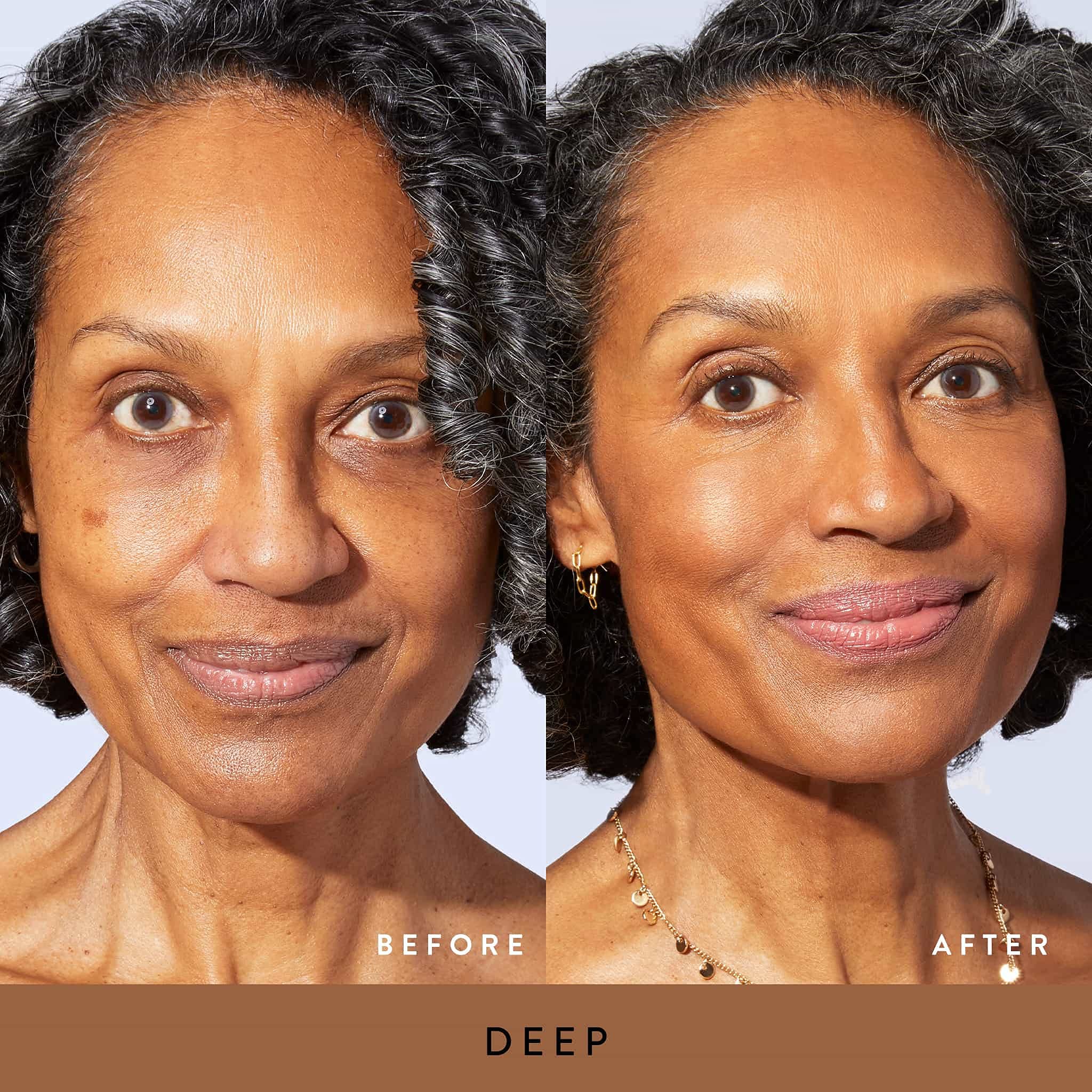 LAURA GELLER NEW YORK Award-Winning Baked Balance-n-Brighten Color Correcting Powder Foundation - Deep - Buildable Light to Medi