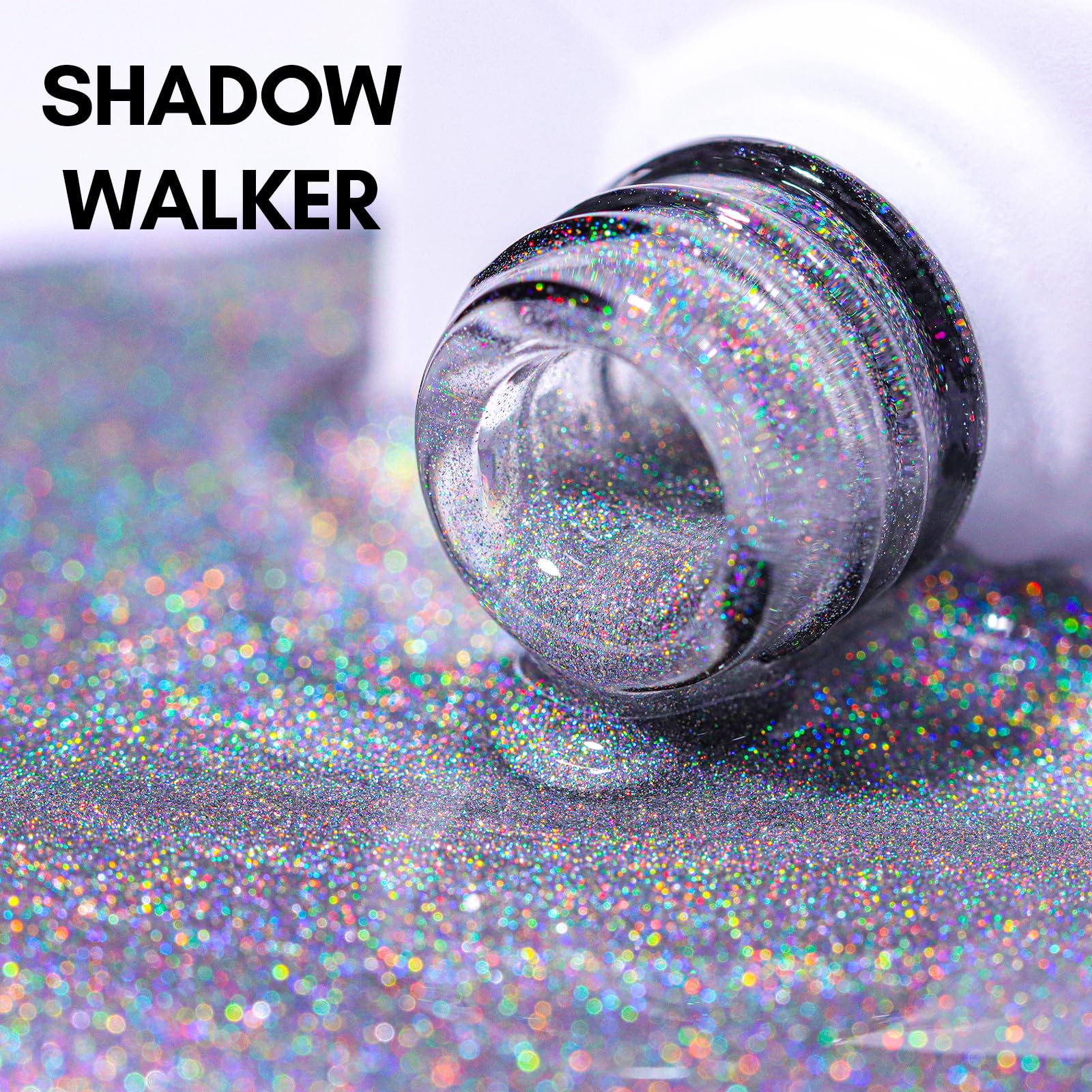 Makartt Gel Nail Polish, Universal Rainbow Cat Eye Gel Nail Polish 10Ml Holographic 9D Sparkly Hole Cat Eye Glitter Spring Gel P