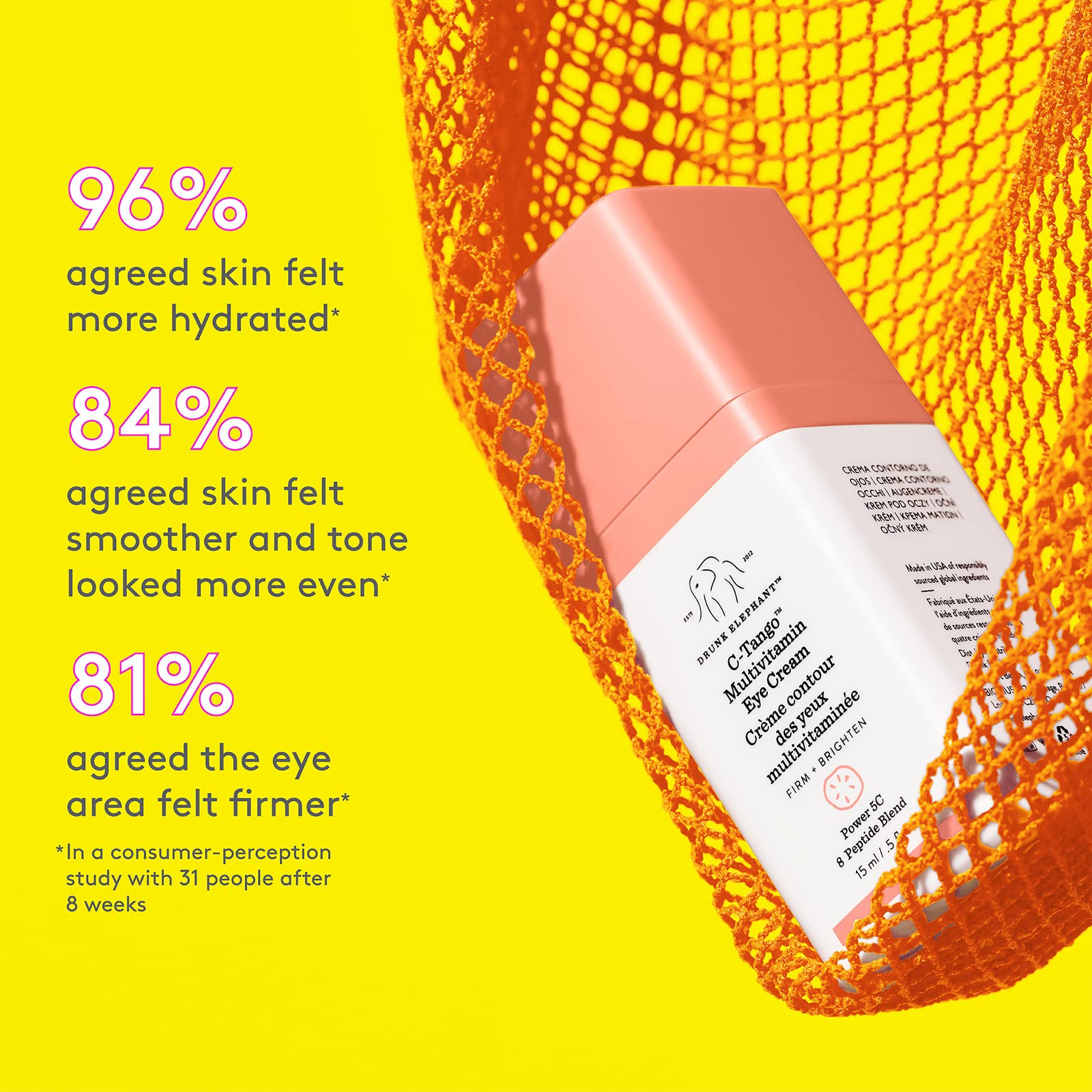 Drunk Elephant C-Tango Multi Vitamin Eye Cream For Women - 0.5 Oz Cream