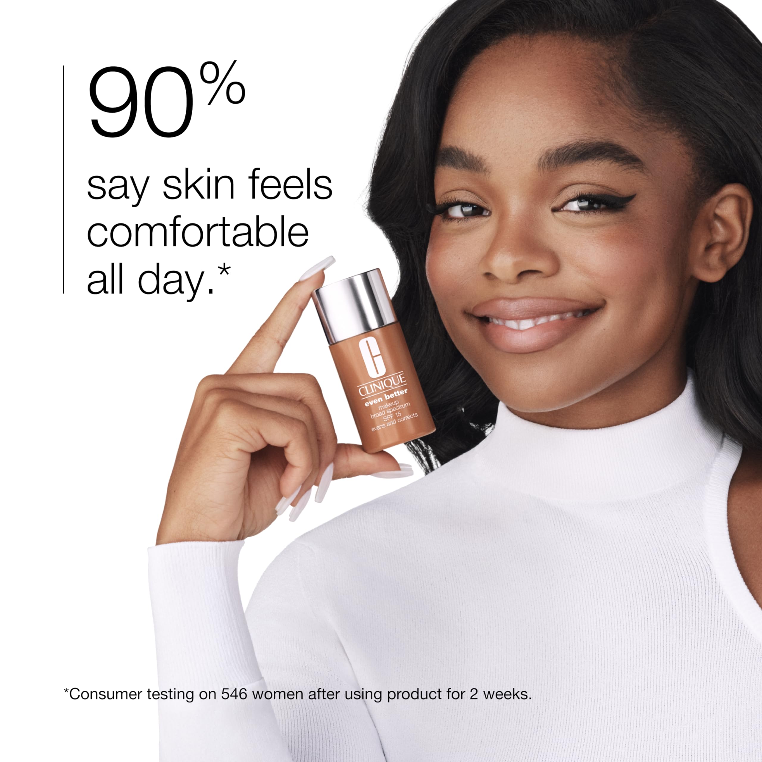 Clinique Even Better Makeup Medium Coverage Foundation Broad Spectrum SPF 15 | Evens Skin Tone + Reduces Dark Spots, Sand