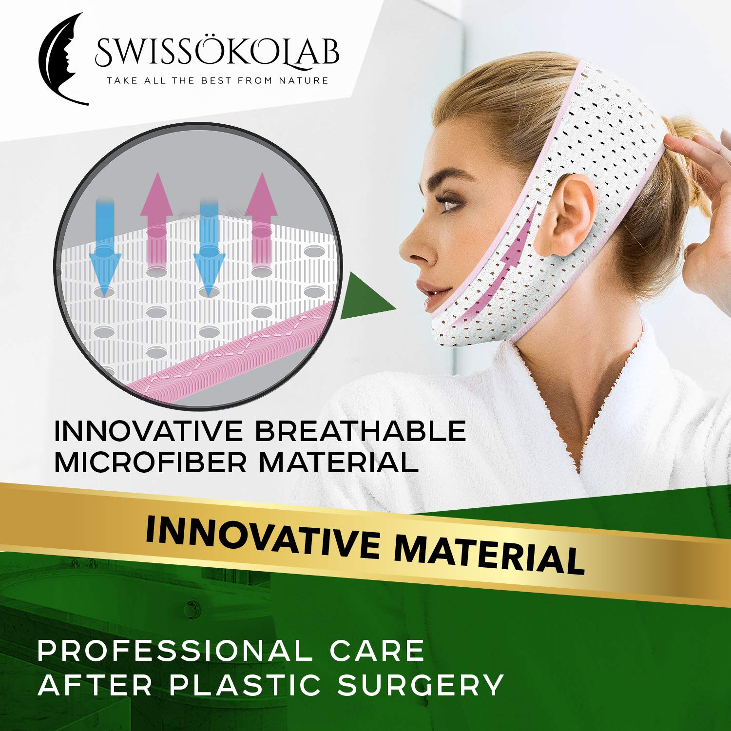 Reusable Face Slimming Strap Double Chin Reducer V Line Mask Chin Up Patch Chin Mask V Up Contour Tightening Firming Face Lift T