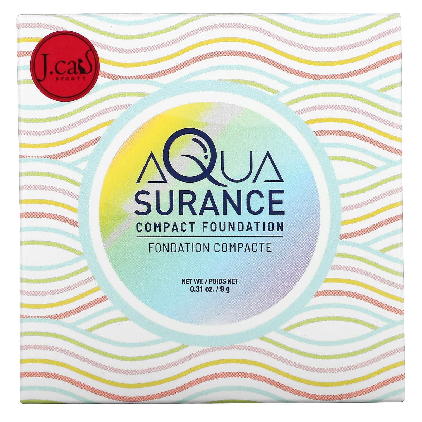 J.Cat Beauty Aquasurance Compact Foundation - Light Beige