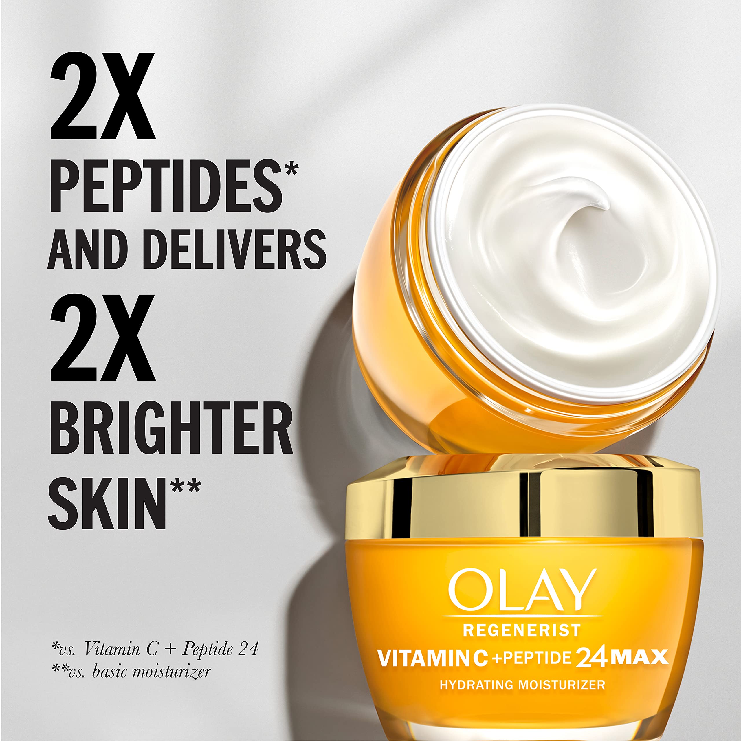 Olay Regenerist Vitamin C + Peptide 24 Max Face Moisturizer, 1.7 Oz