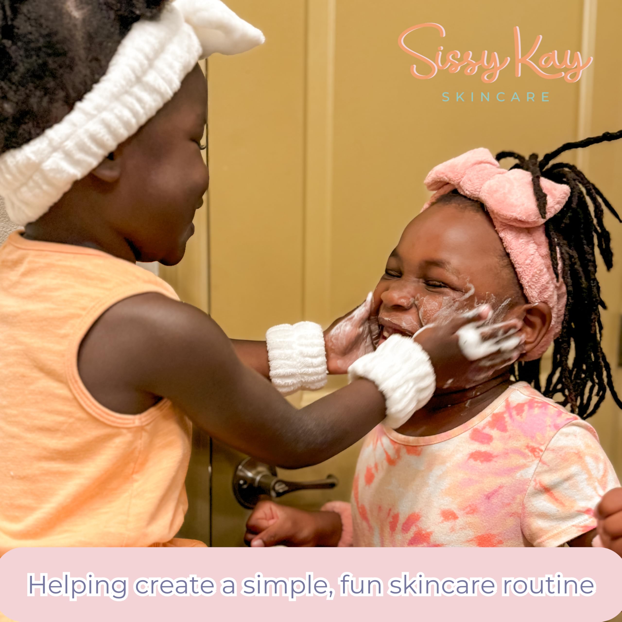 Sissy Kay Kids Face Wash - Foaming Face Wash For Kids - Gentle Skin Care - Natural Face Cleanser With Vitamin C & Vitamin E - Fo