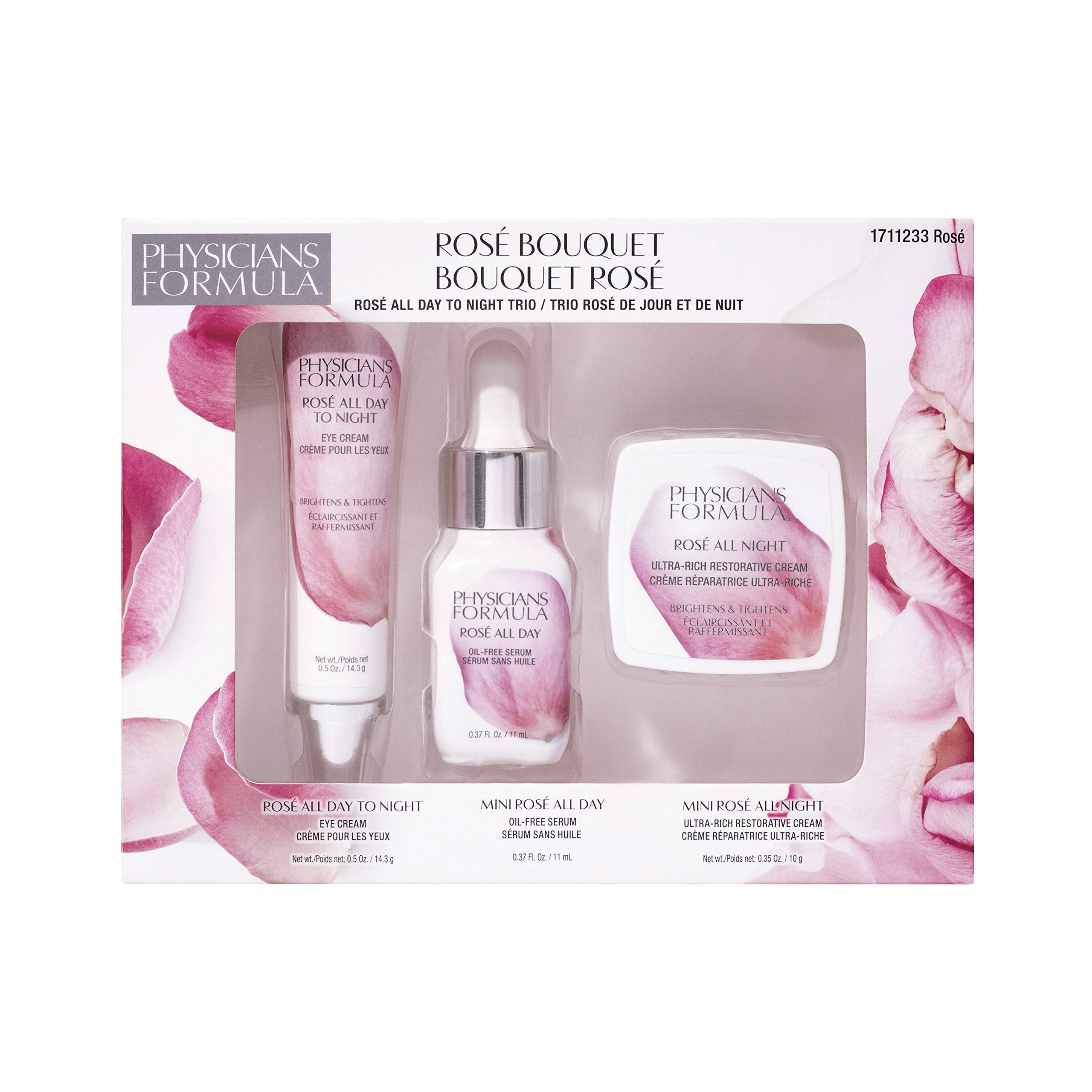 Physicians Formula Ros   All Day Makeup Set Skin Care Kit, For Dark Circles Under Eyes, Puffiness, Anti Aging, Antioxidants Anti