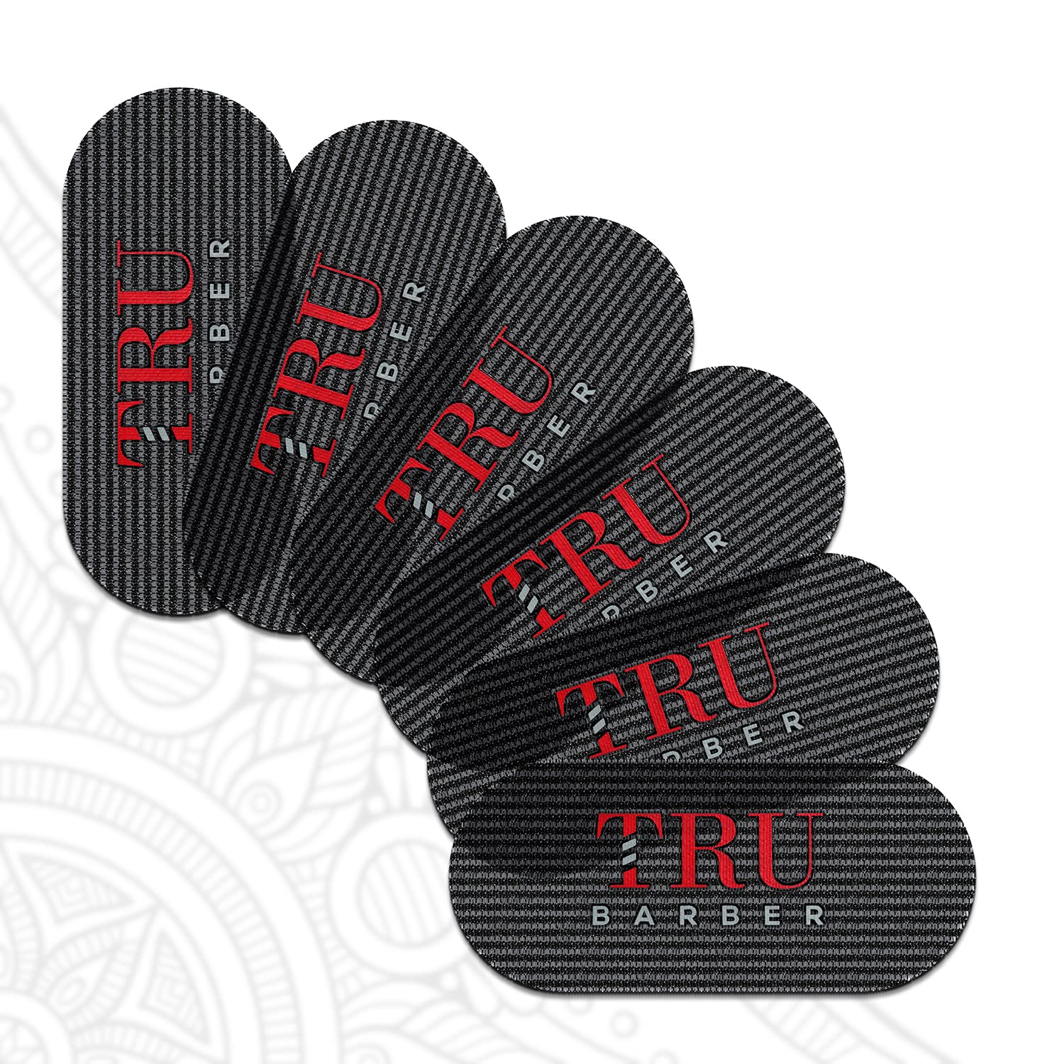 Tru Barber Hair Grippers  Bundle Pack 6 Pcs For Men And Women - Salon And Barber, Hair Clips For Styling, Hair Holder Grips (Bla